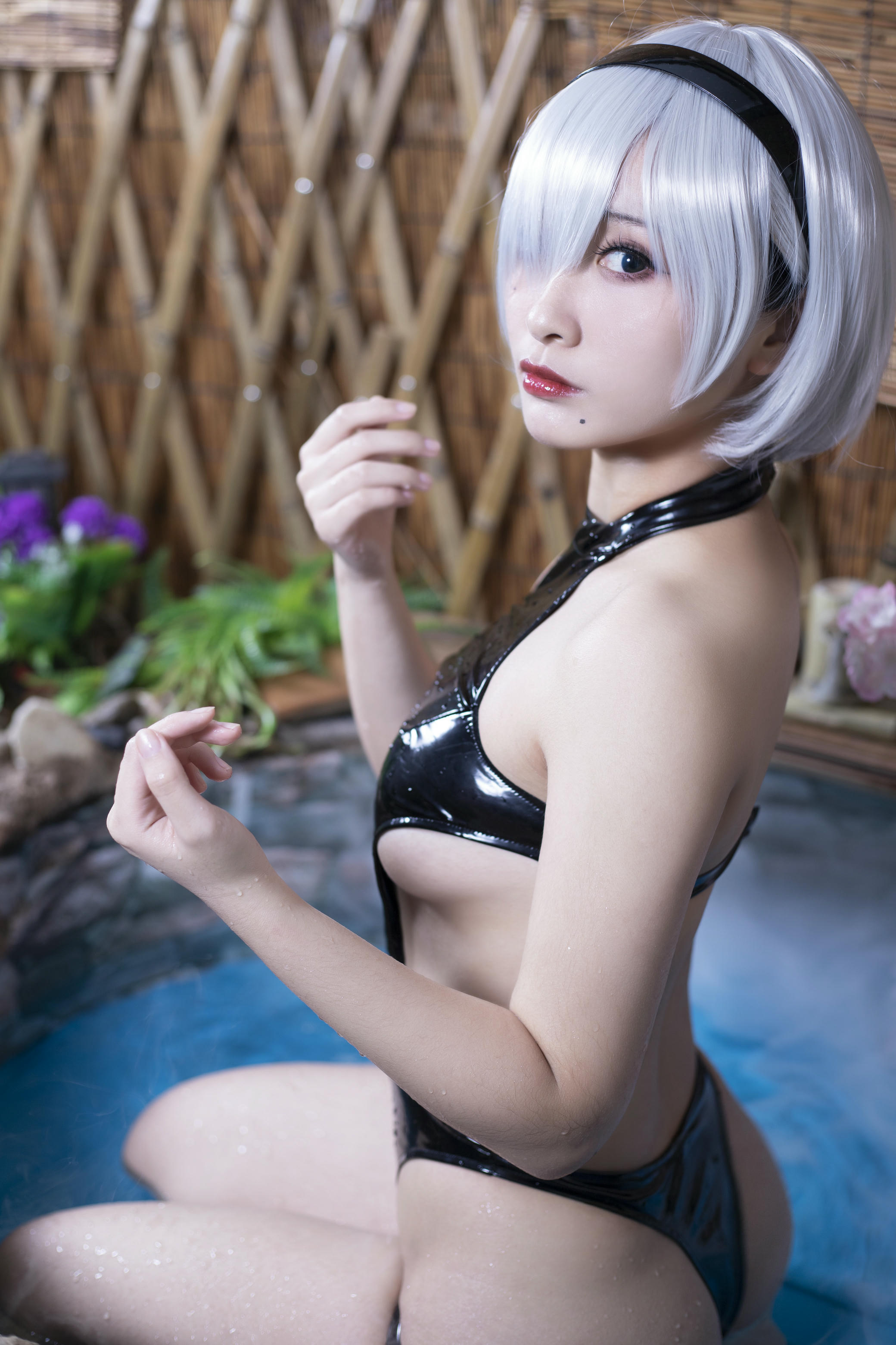 洛璃 LoLiSAMA NO.074 尼尔：机械纪元 2B 竞泳[64P-1V-1007.7M]_第2集