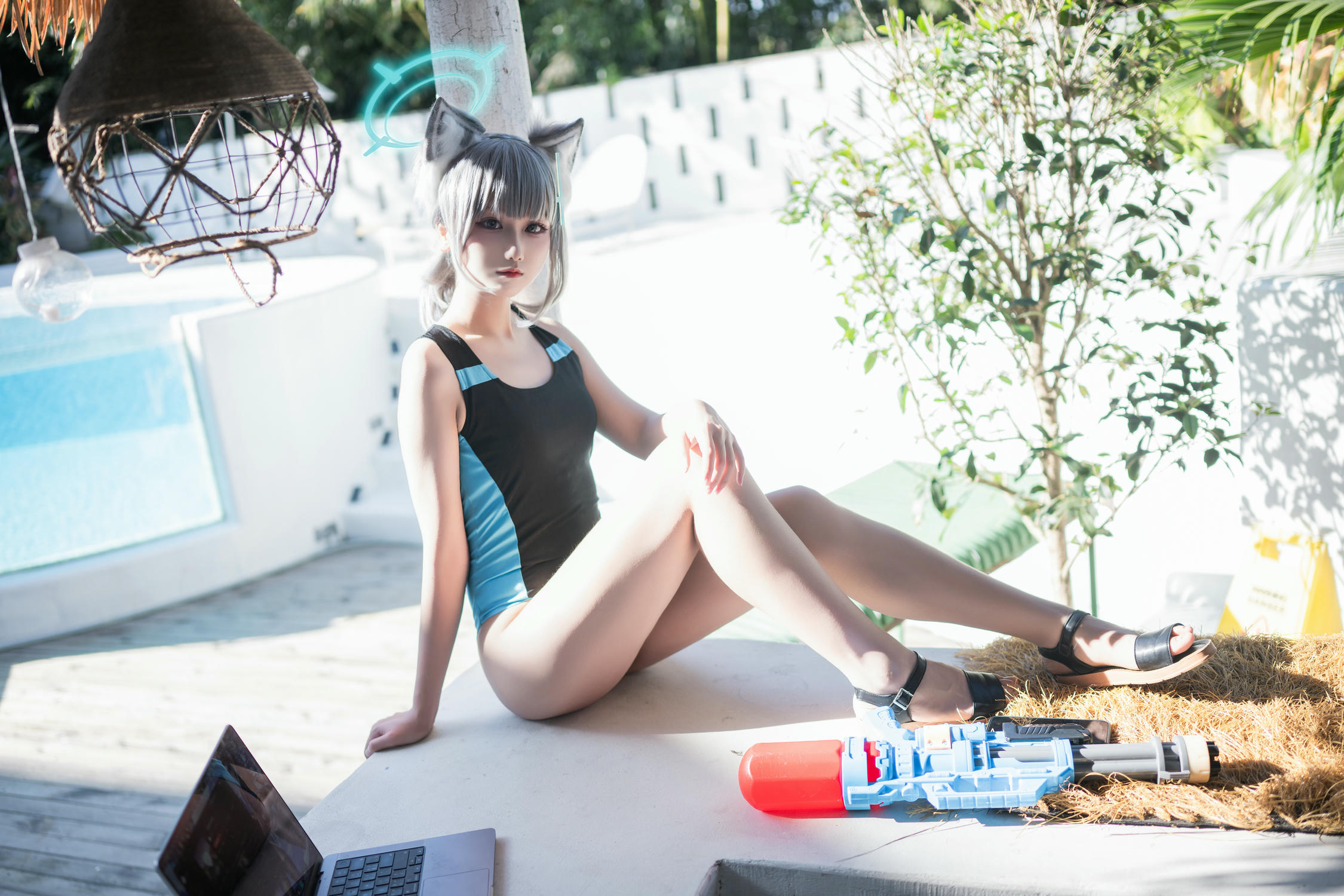 lunananya NO.009 202311B 砂狼白子（泳装）[29P-170MB]_第1集