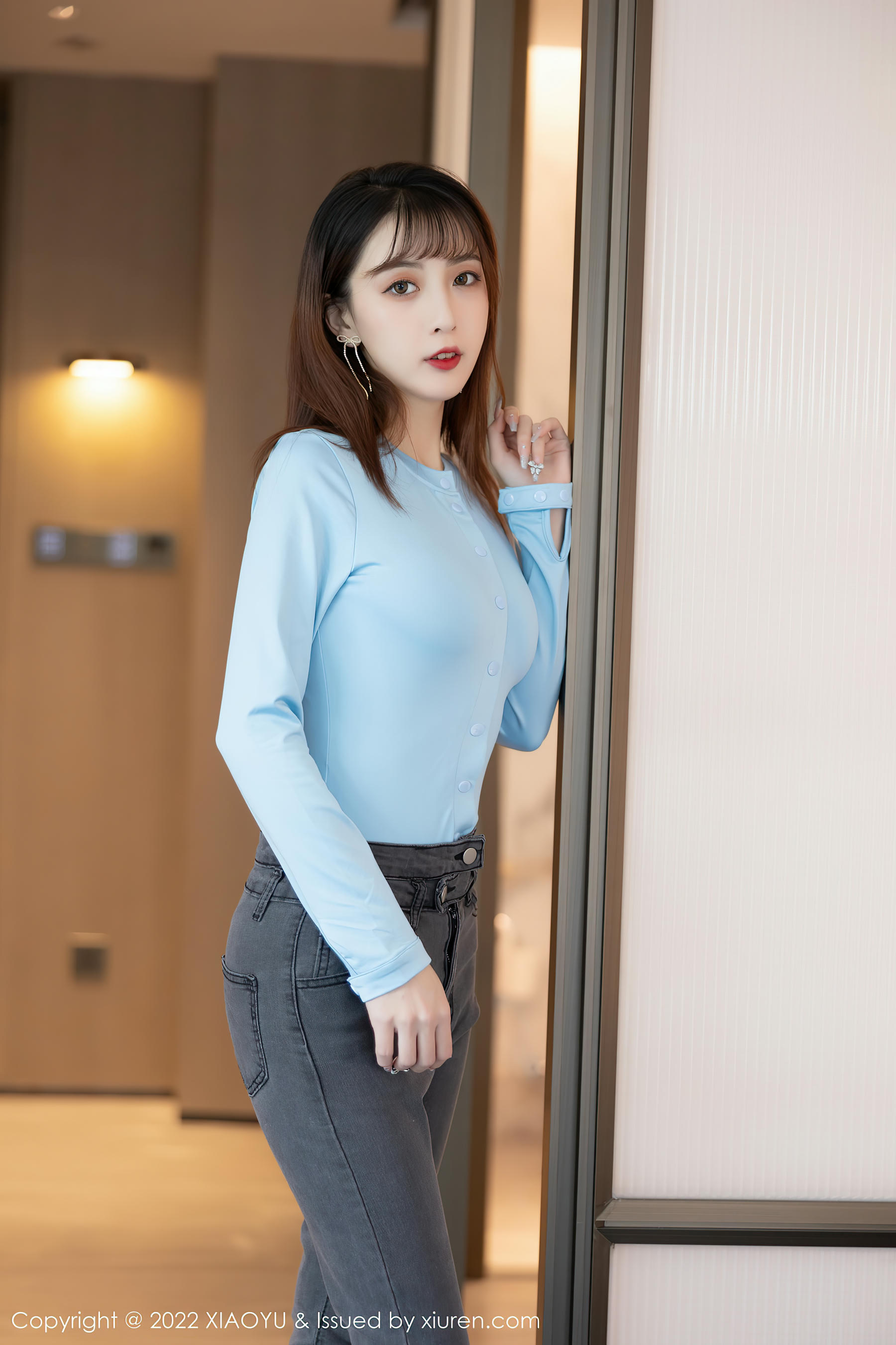 XIAOYU语画界 2022.03.08 Vol.731 林星阑 美腿牛仔裤[111+1P 980MB]_第1集