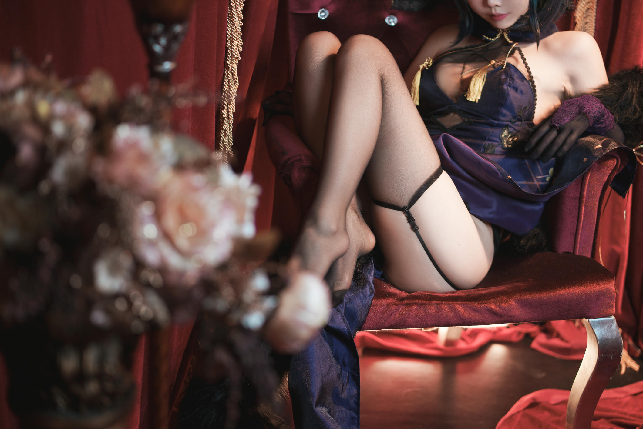 Coser面饼仙儿 NO.109 柴郡旗袍 [21P1V-790MB]_第1集