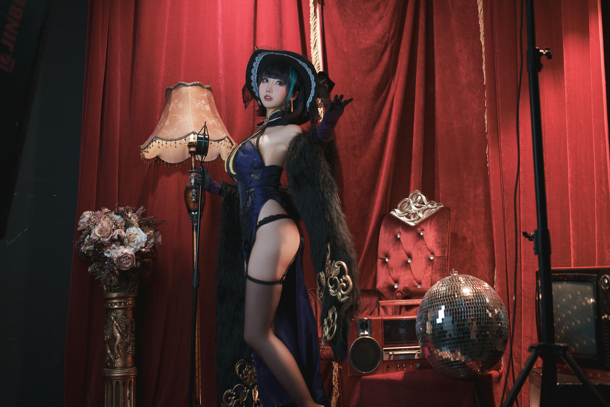 Coser面饼仙儿 NO.109 柴郡旗袍 [21P1V-790MB]_第1集