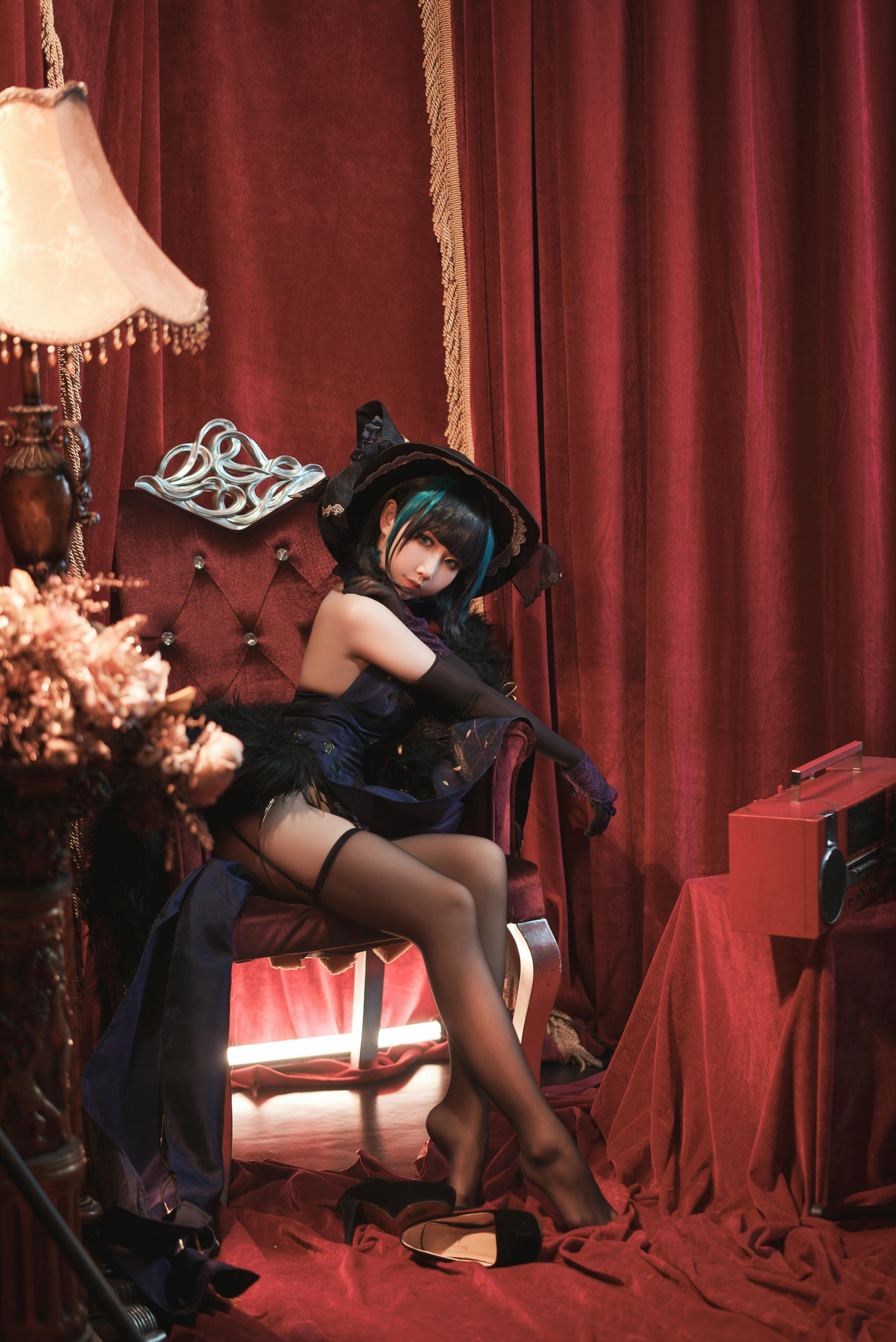 Coser面饼仙儿 NO.109 柴郡旗袍 [21P1V-790MB]_第1集