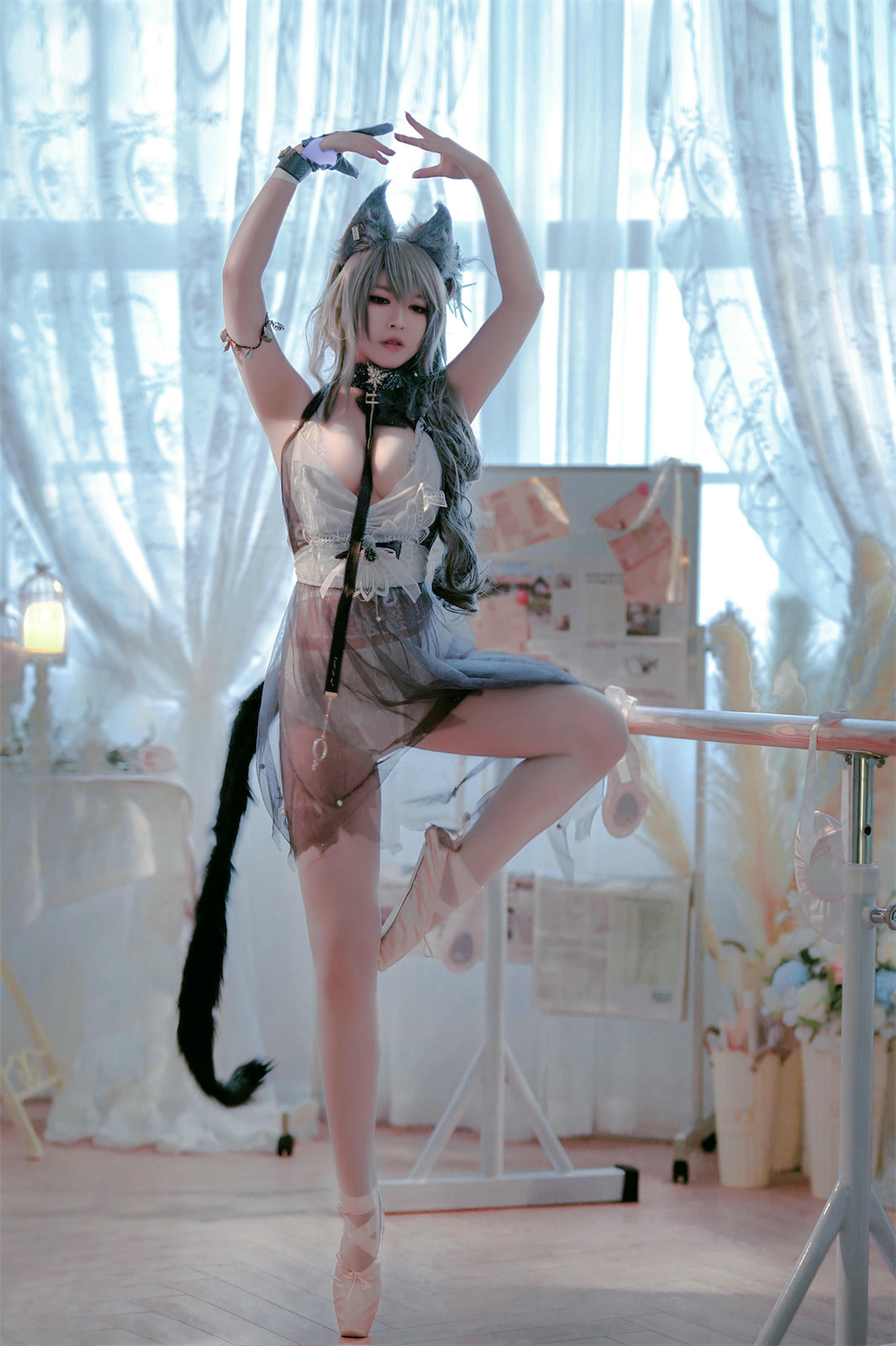 面饼仙儿 NO.119 &半半子 Arknights 黑x森蚺バレエ[56P-483MB]_第2集