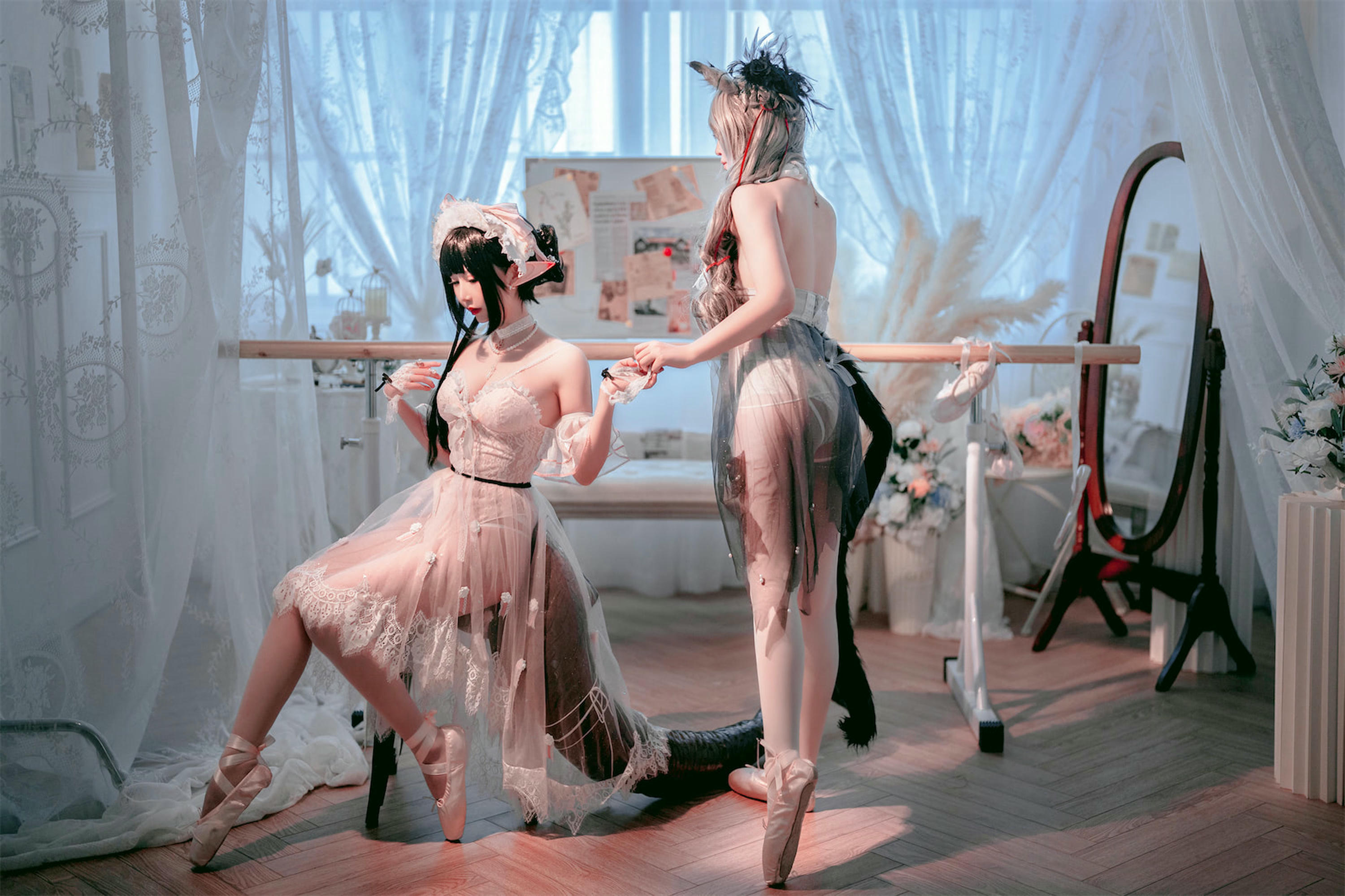 面饼仙儿 NO.119 &半半子 Arknights 黑x森蚺バレエ[56P-483MB]_第2集