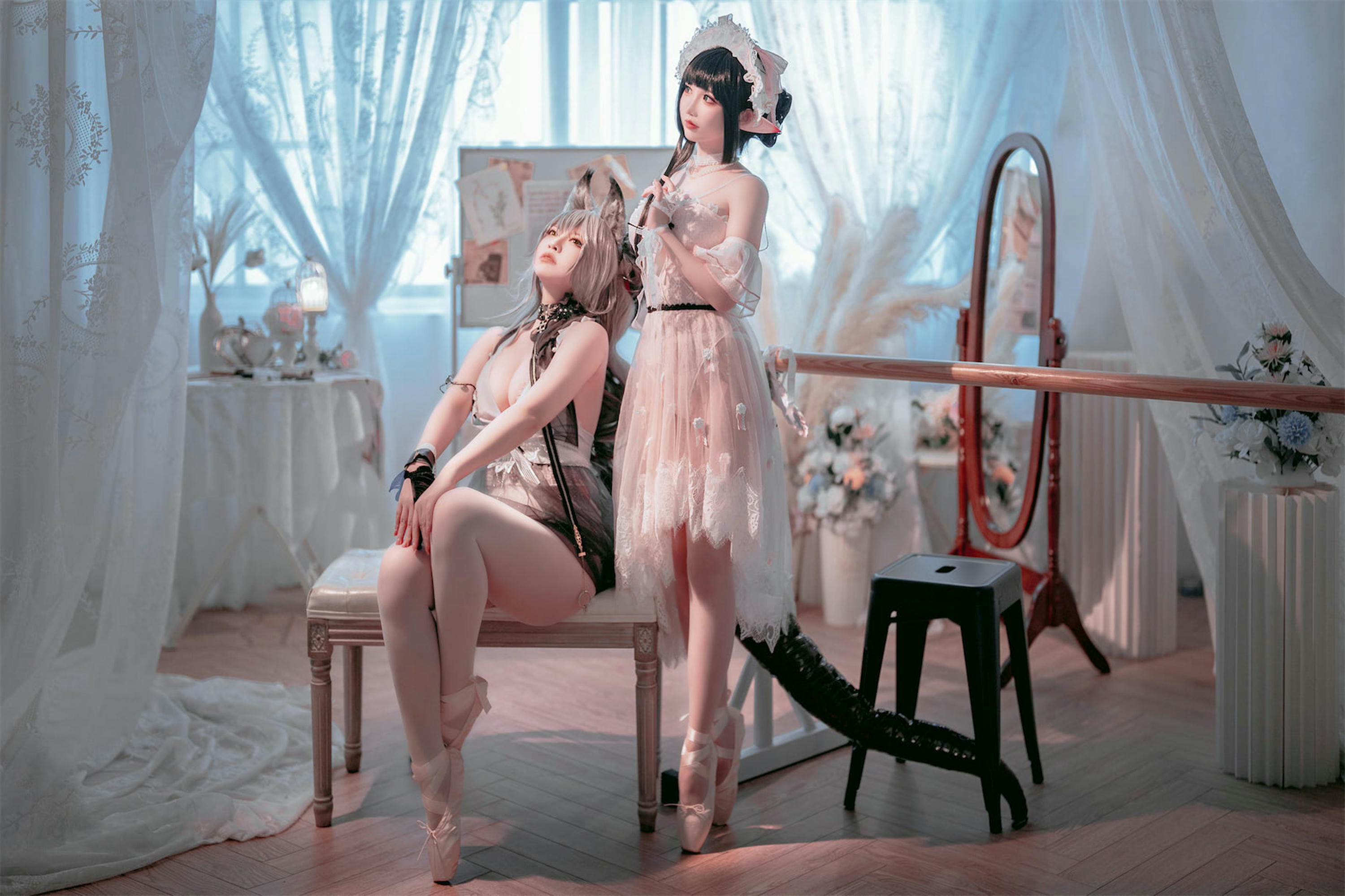 面饼仙儿 NO.119 &半半子 Arknights 黑x森蚺バレエ[56P-483MB]_第3集