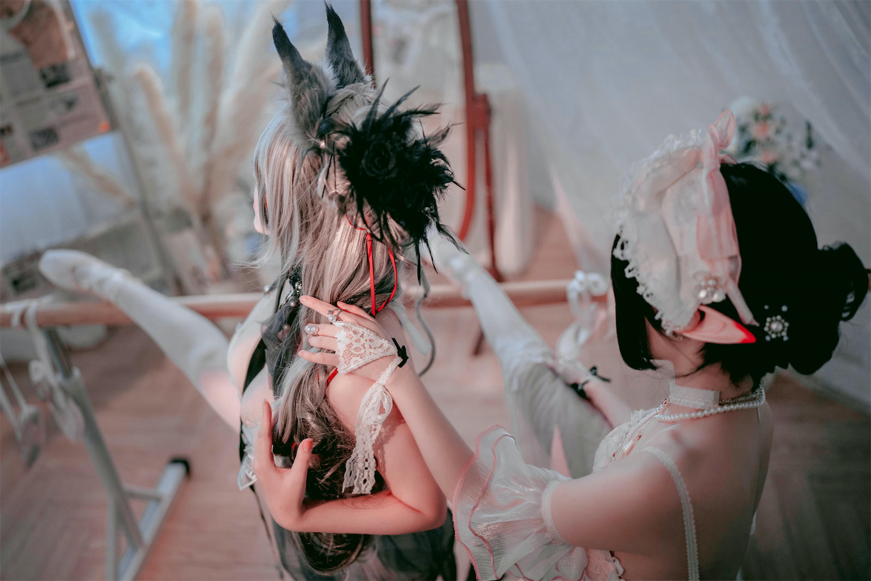 面饼仙儿 NO.119 &半半子 Arknights 黑x森蚺バレエ[56P-483MB]_第3集