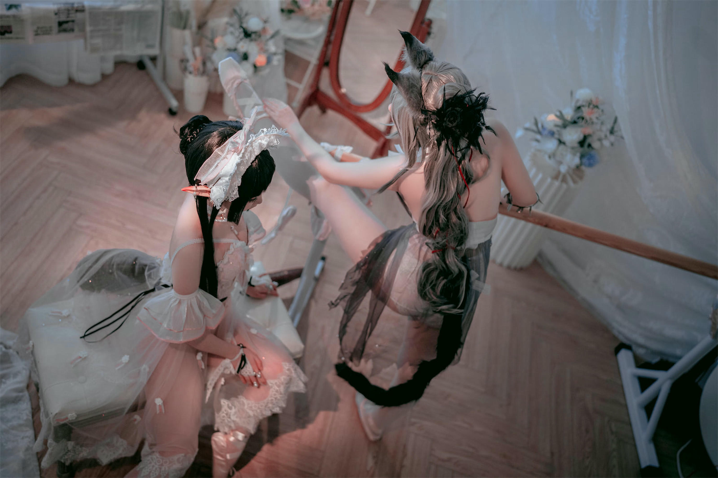 面饼仙儿 NO.119 &半半子 Arknights 黑x森蚺バレエ[56P-483MB]_第3集