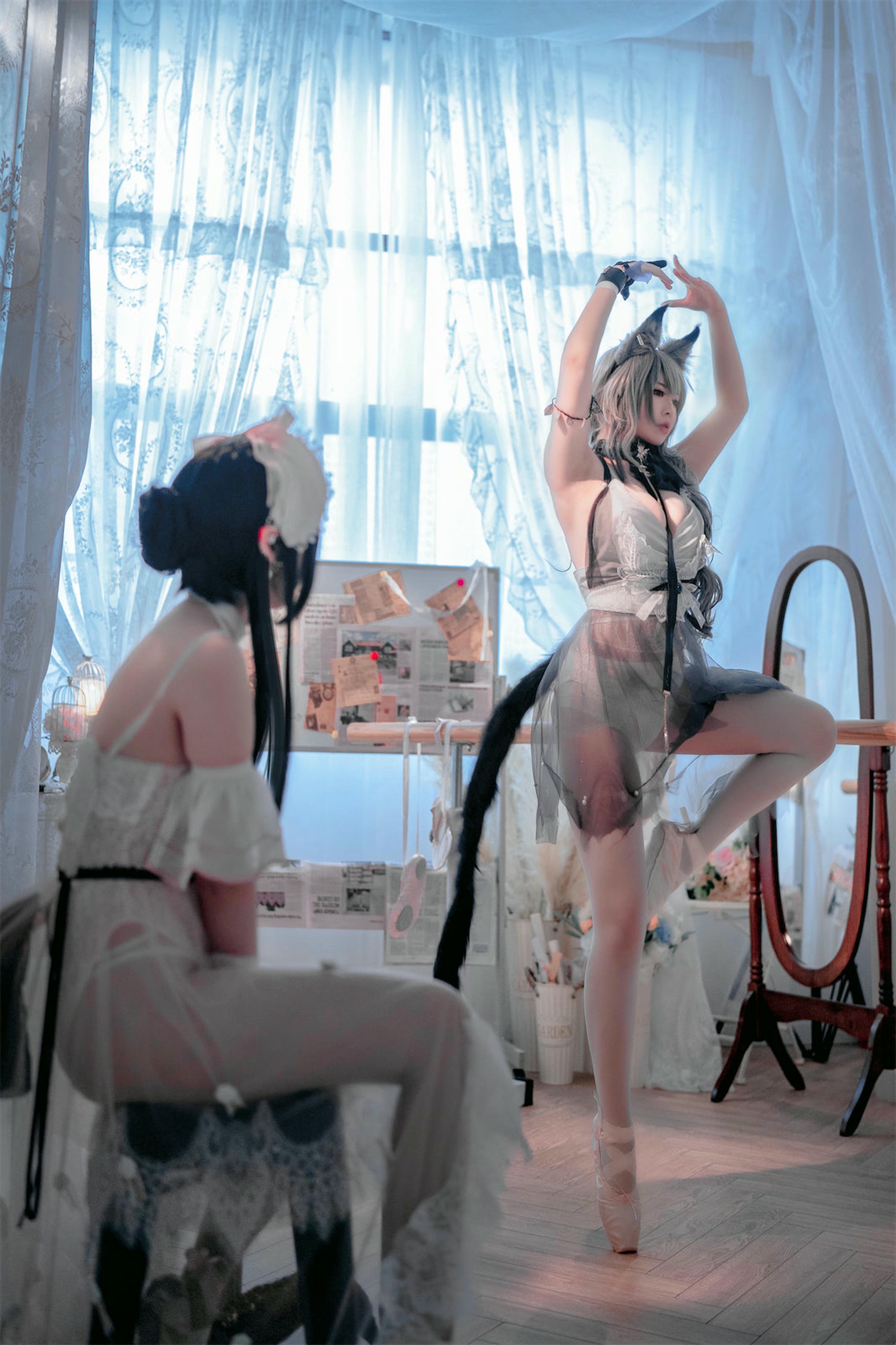 面饼仙儿 NO.119 &半半子 Arknights 黑x森蚺バレエ[56P-483MB]_第3集