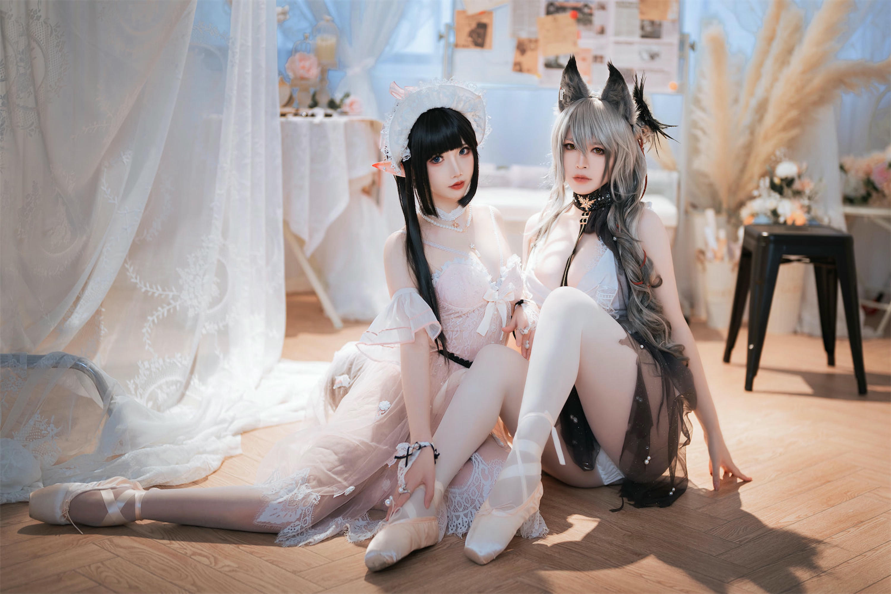 面饼仙儿 NO.119 &半半子 Arknights 黑x森蚺バレエ[56P-483MB]_第3集