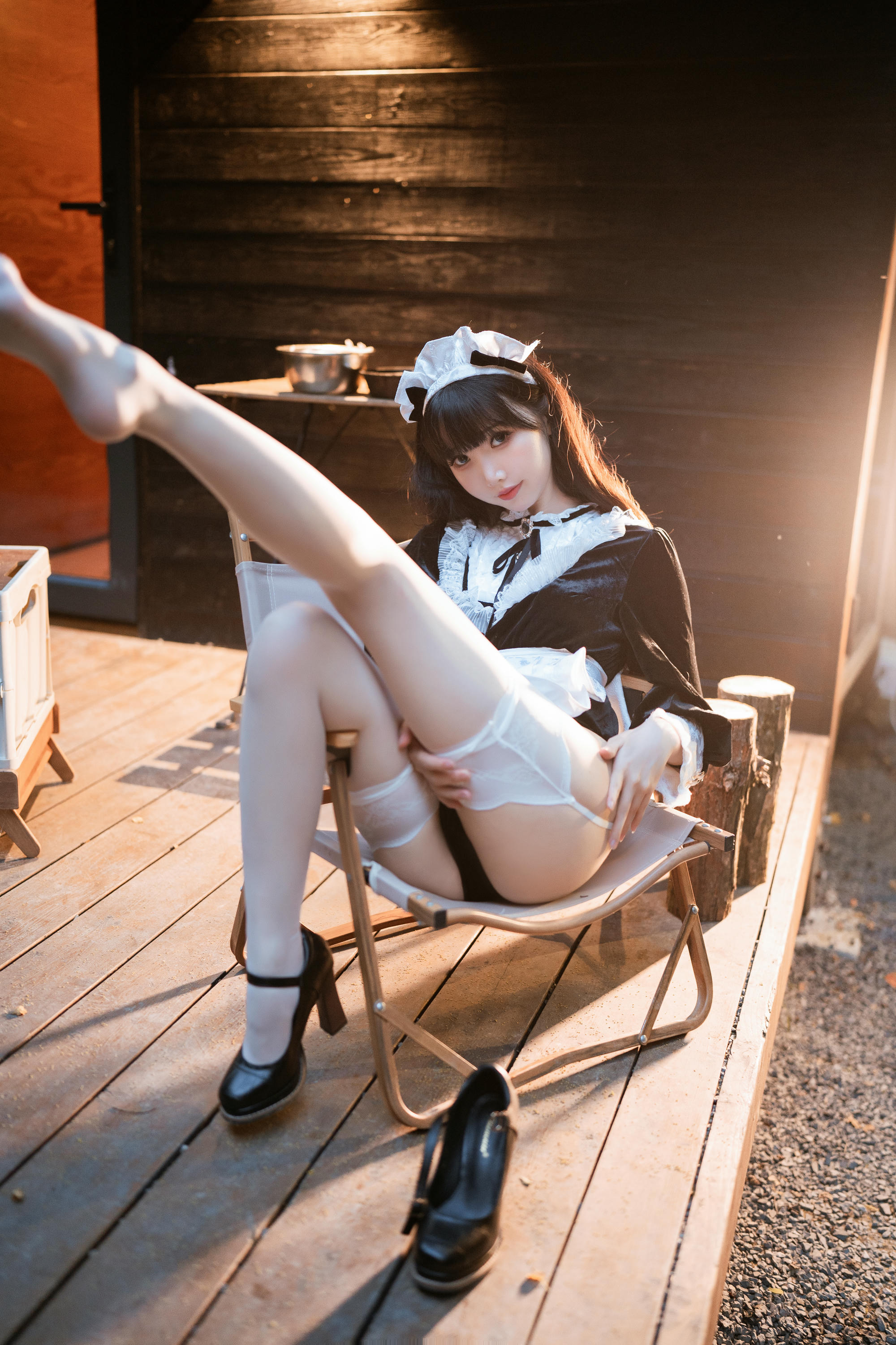 面饼仙儿 NO.125 木屋女仆 [27P 471MB]_第1集