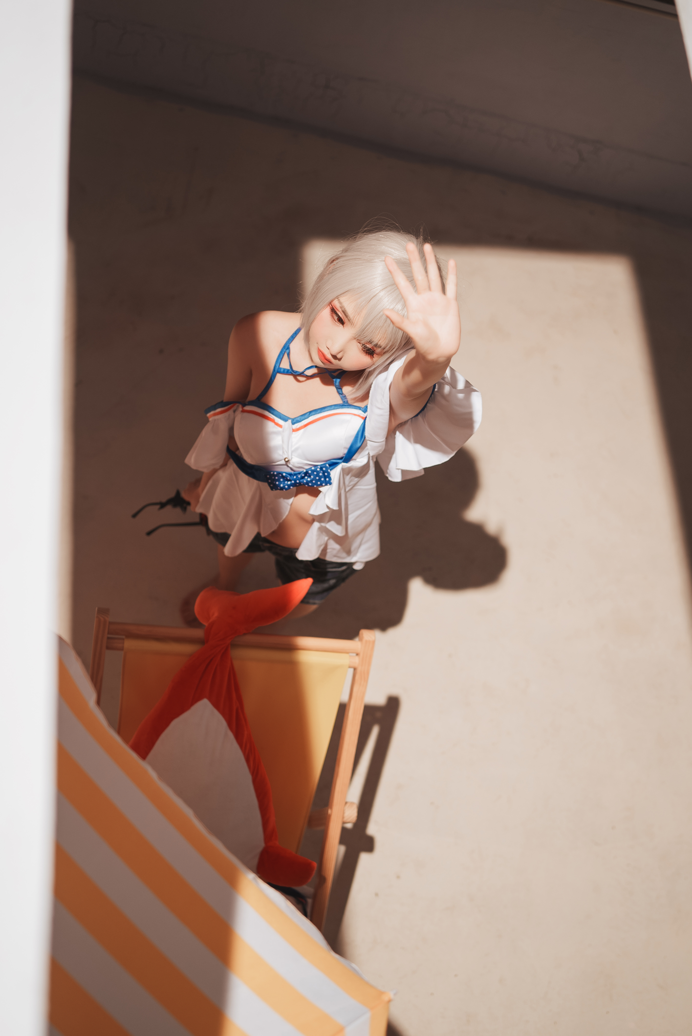 面饼仙儿 NO.128 斯卡蒂泳装 [18P／190MB]_第1集