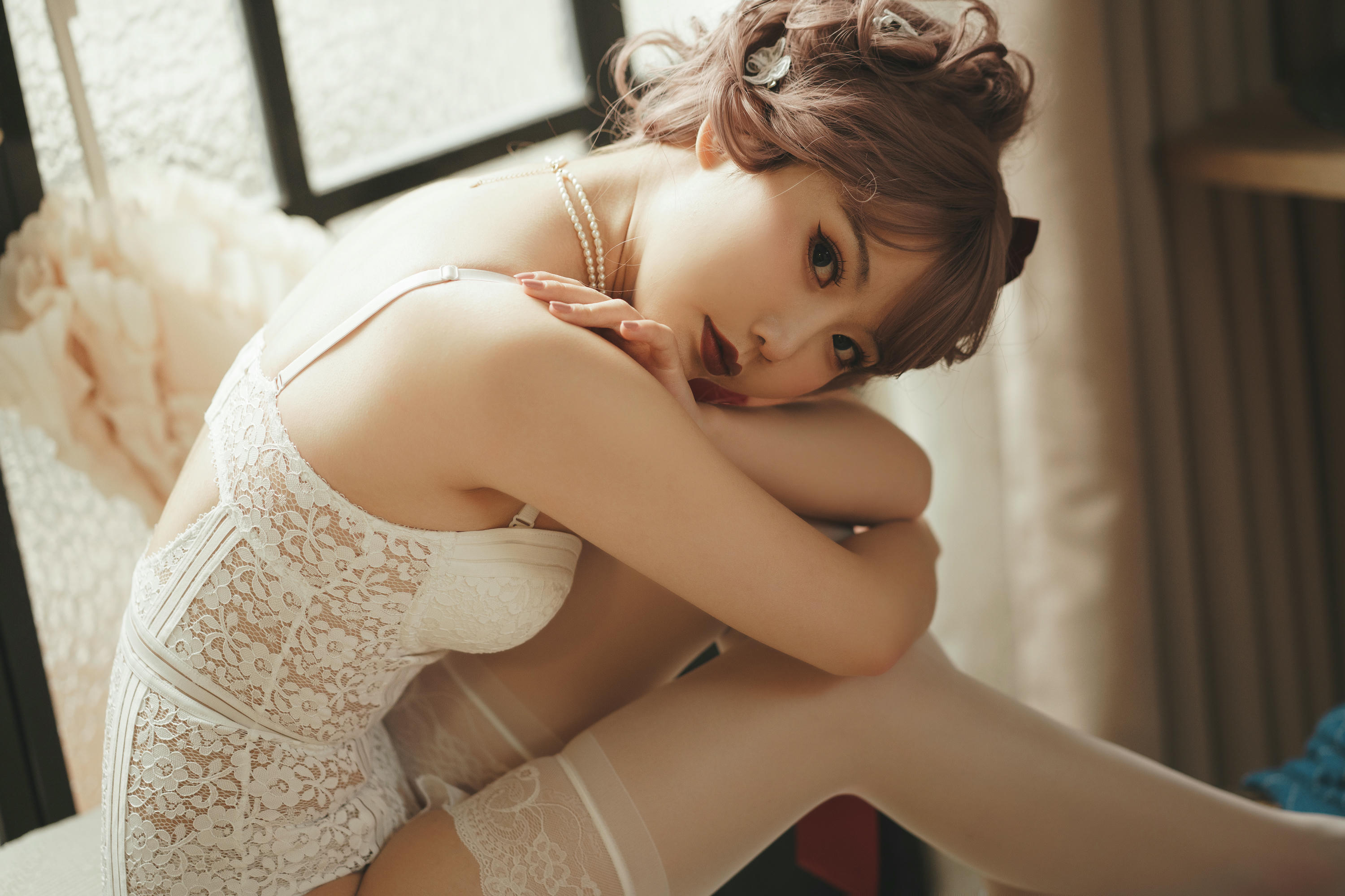 面饼仙儿 NO.133 法式内衣 [48P-803MB]_第2集