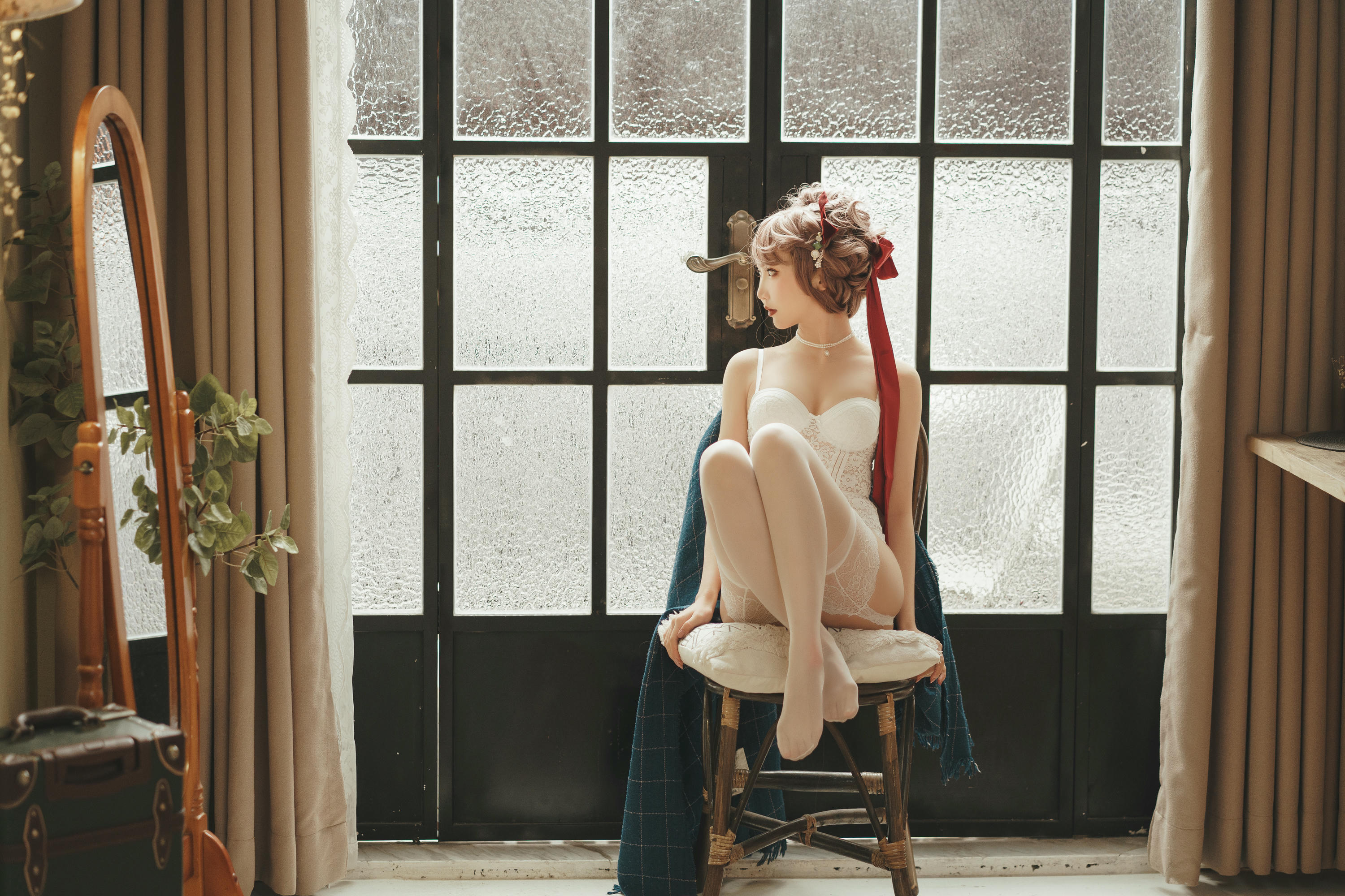 面饼仙儿 NO.133 法式内衣 [48P-803MB]_第1集