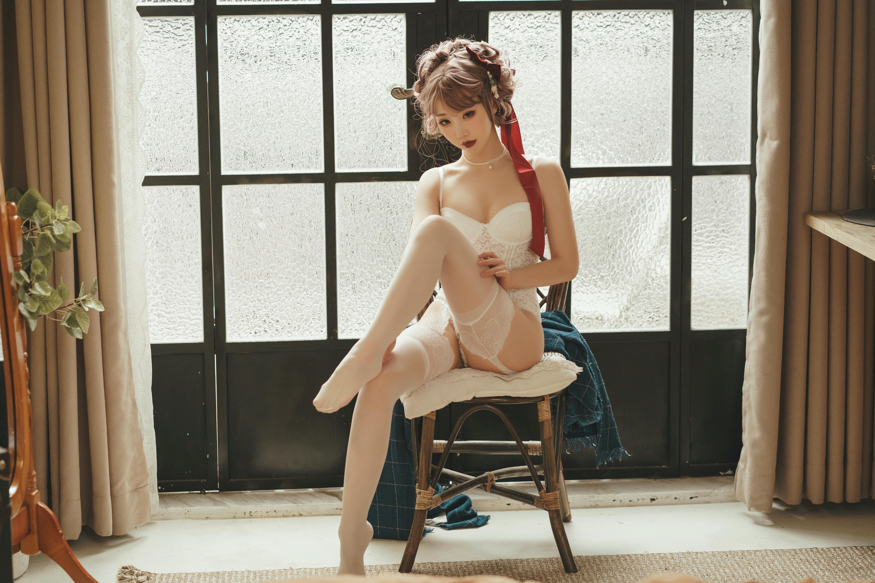 面饼仙儿 NO.133 法式内衣 [48P-803MB]_第1集