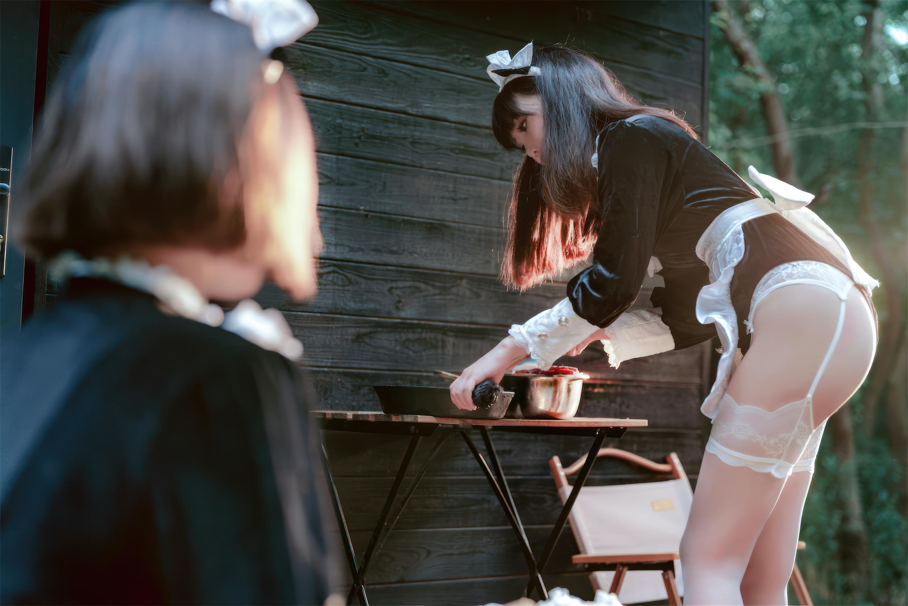 面饼仙儿 NO.134 &半半子 Maid姉妹 [74P-548MB]_第1集