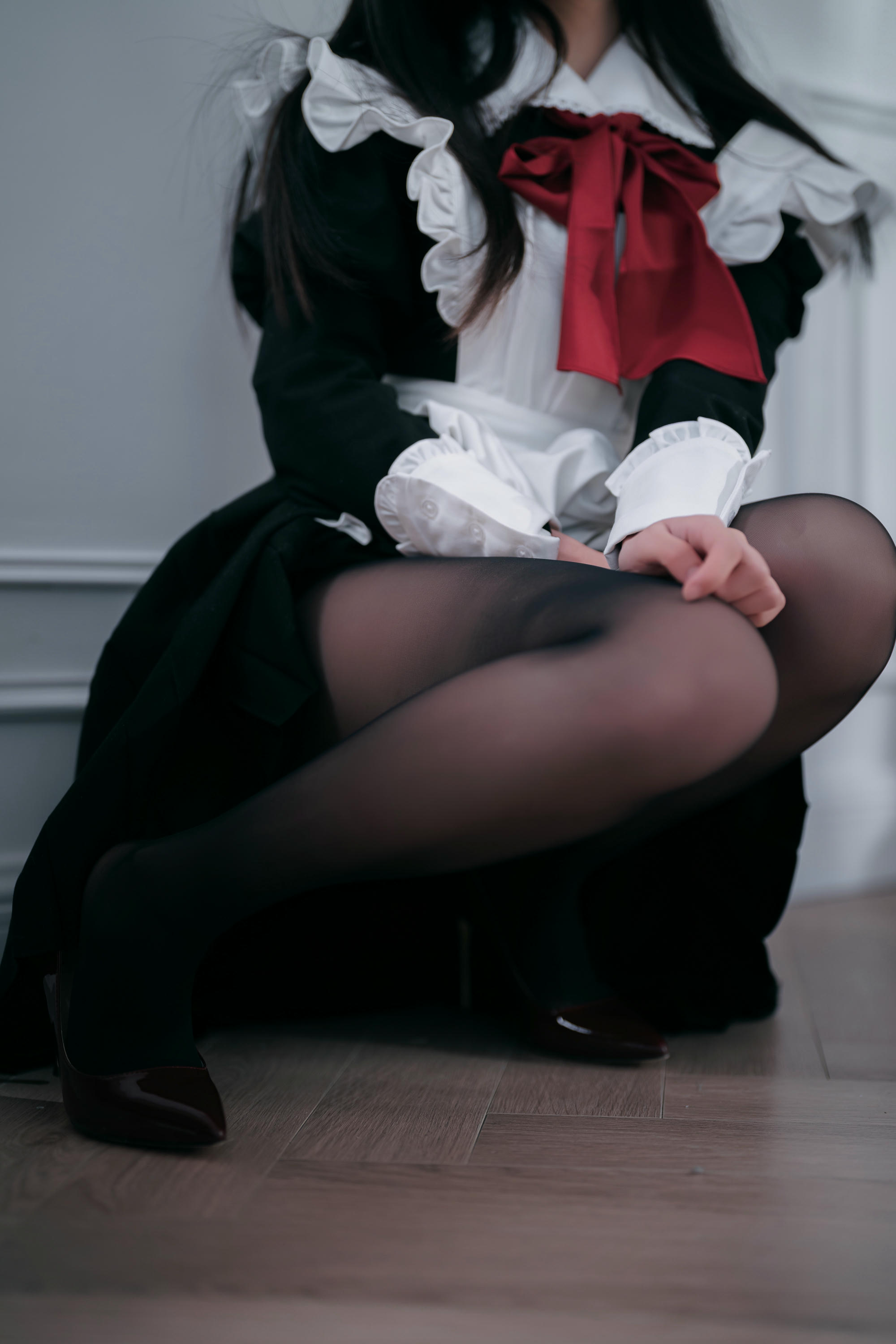 面饼仙儿 NO.138 红高跟女仆[30P-248.2M]_第1集