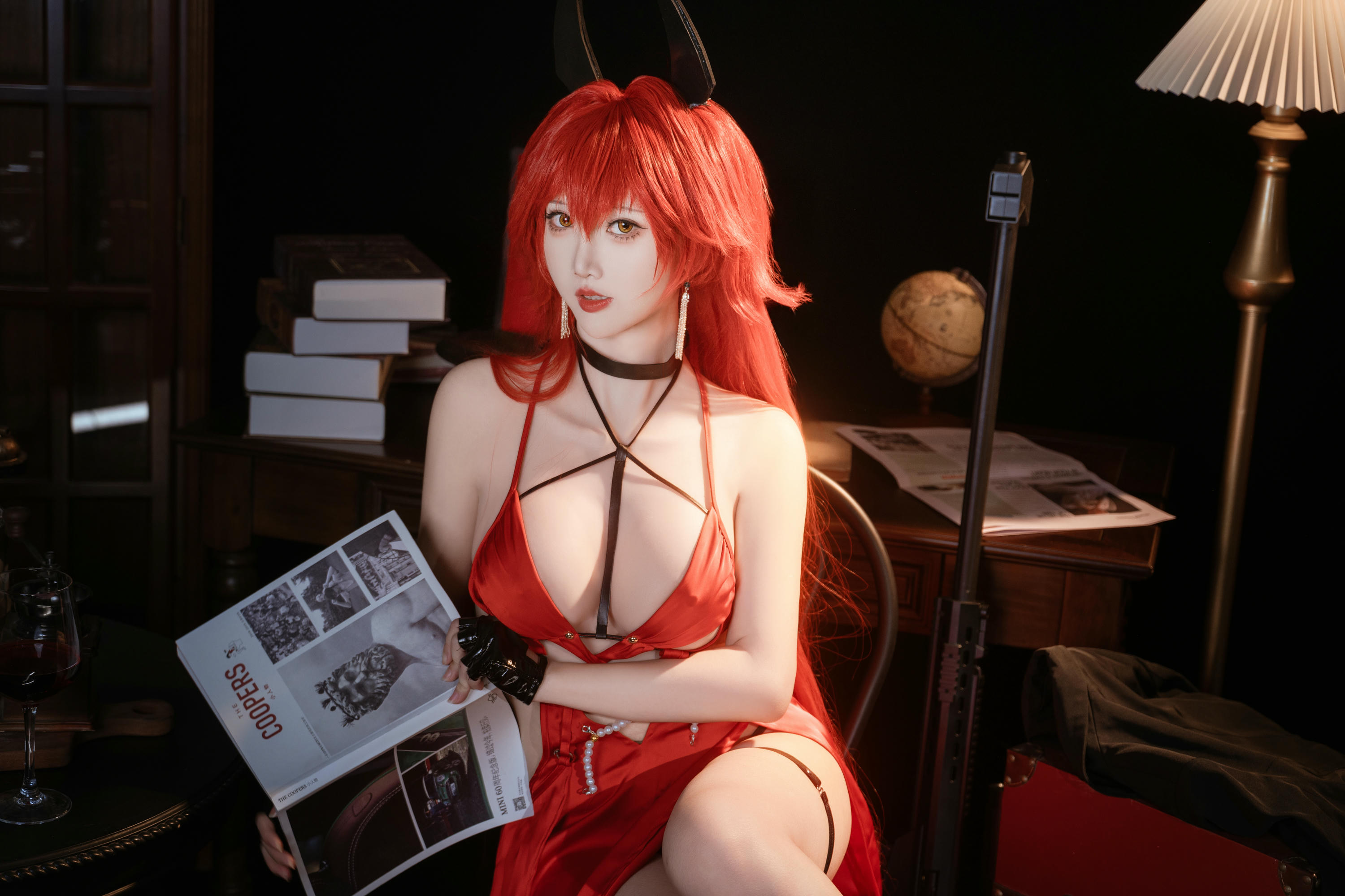 面饼仙儿 NO.140 Nikke-小红帽礼服 [24P 245MB]_第1集