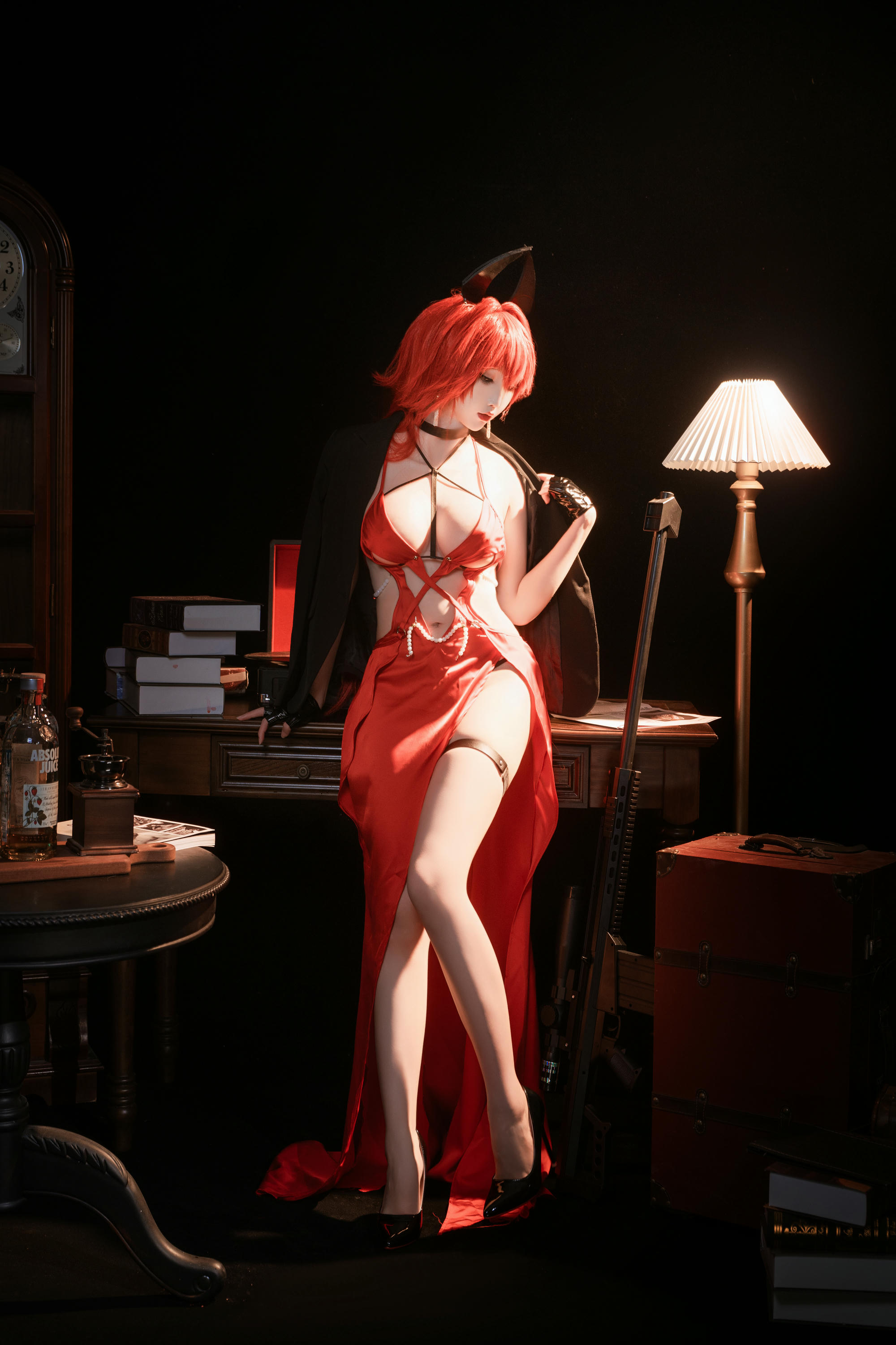 面饼仙儿 NO.140 Nikke-小红帽礼服 [24P 245MB]_第1集