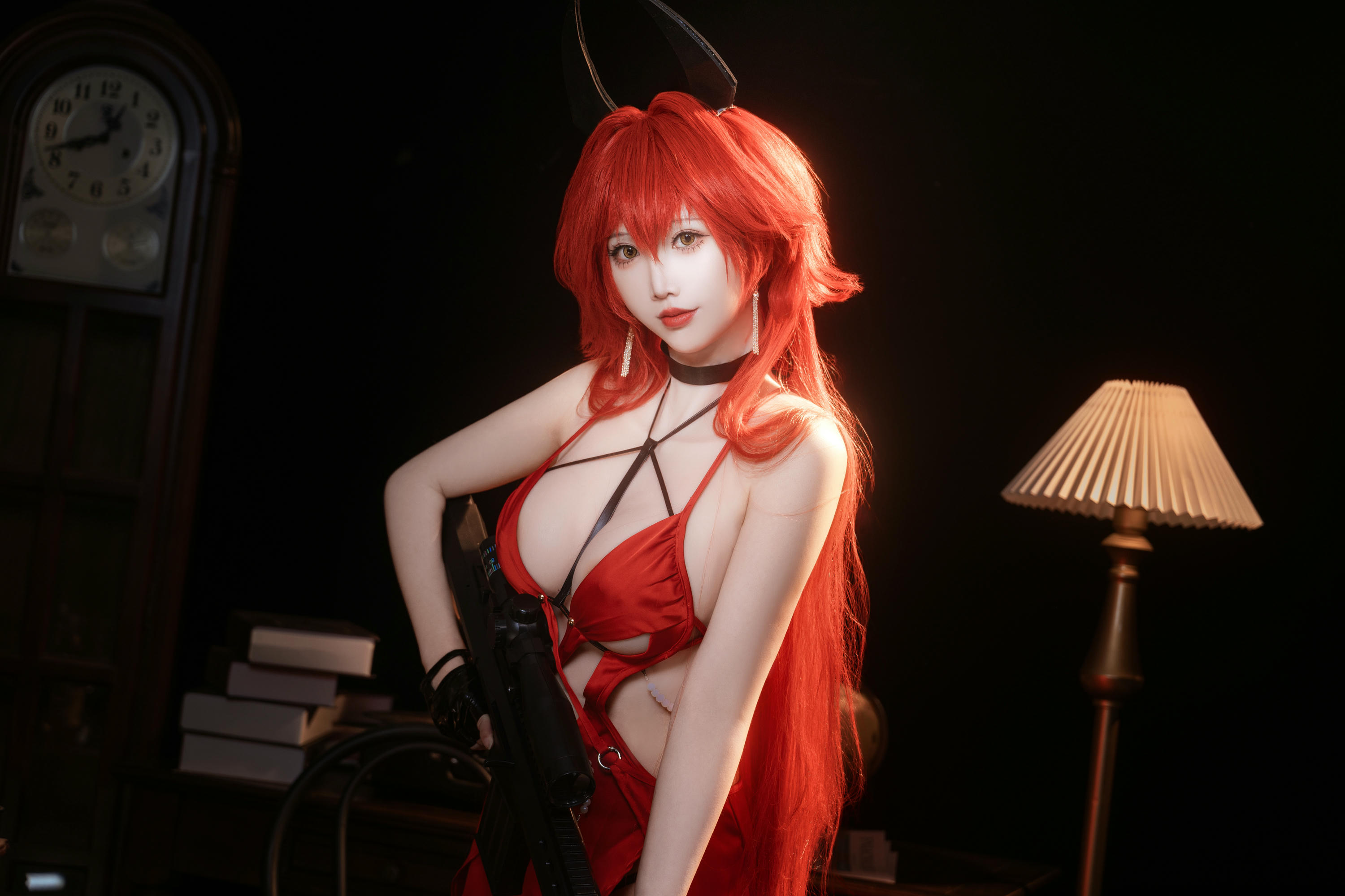 面饼仙儿 NO.140 Nikke-小红帽礼服 [24P 245MB]_第1集