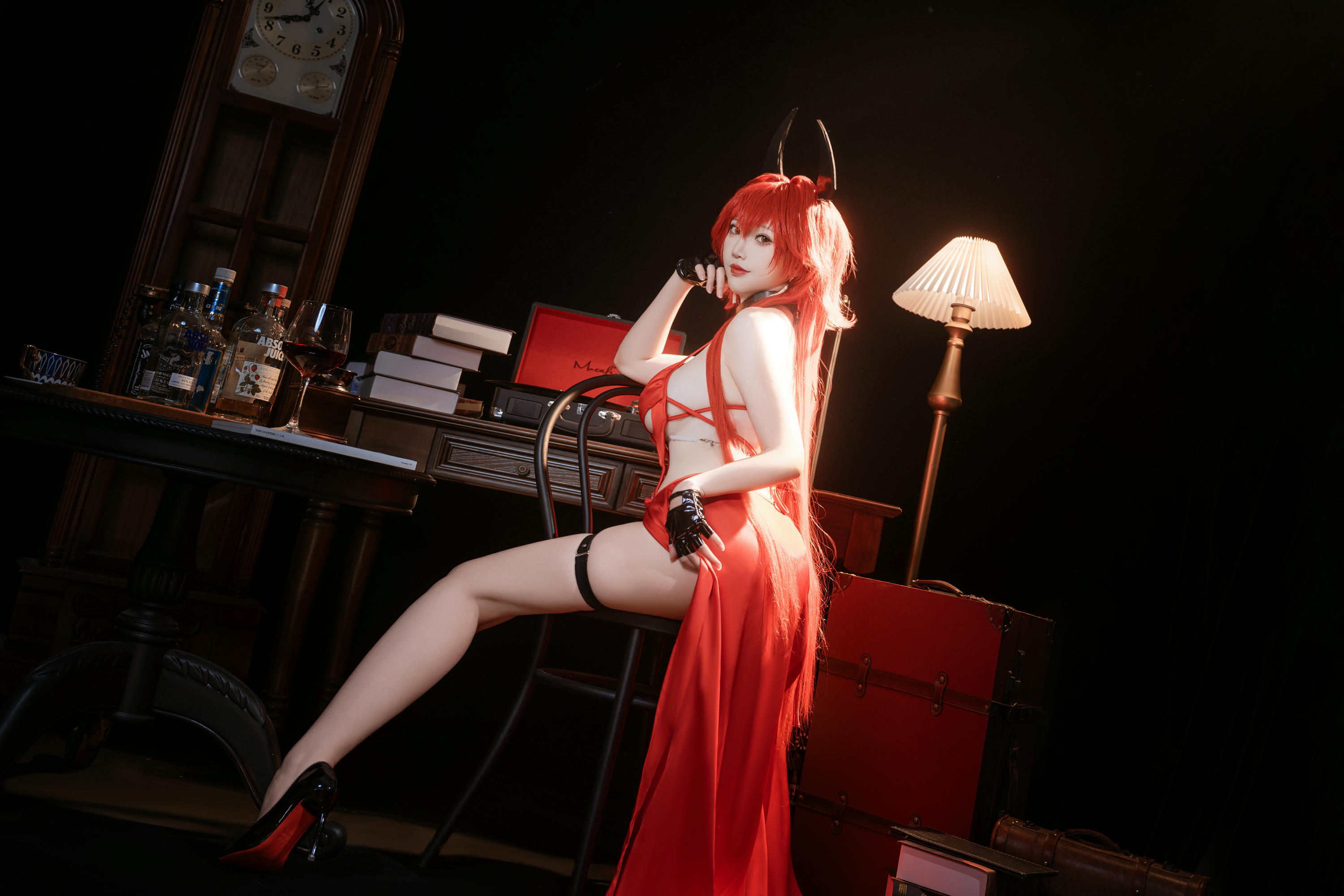 面饼仙儿 NO.140 Nikke-小红帽礼服 [24P 245MB]_第1集