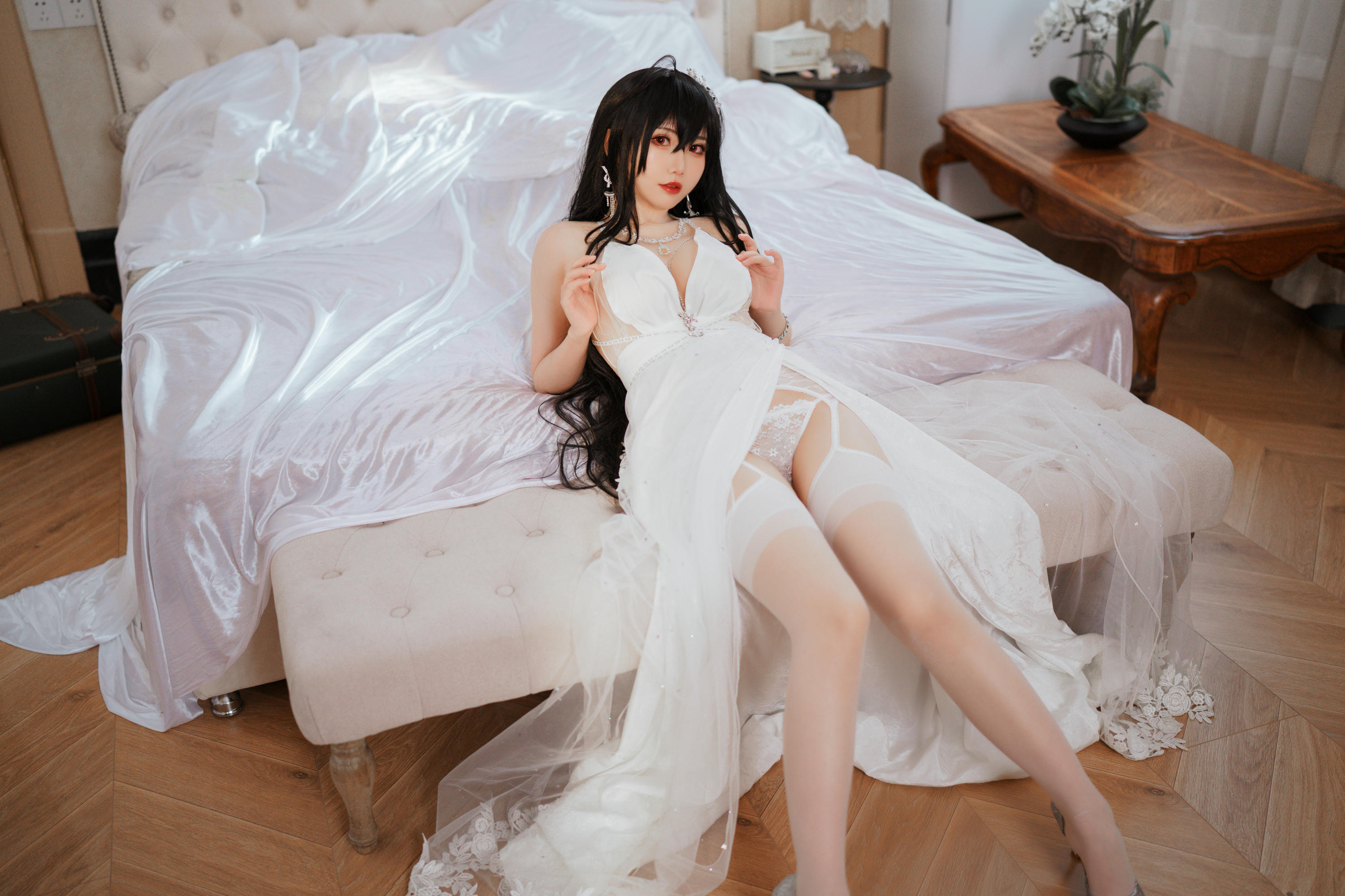 面饼仙儿 NO.141 碧蓝航线 大凤 婚纱 [32P-466MB]_第1集