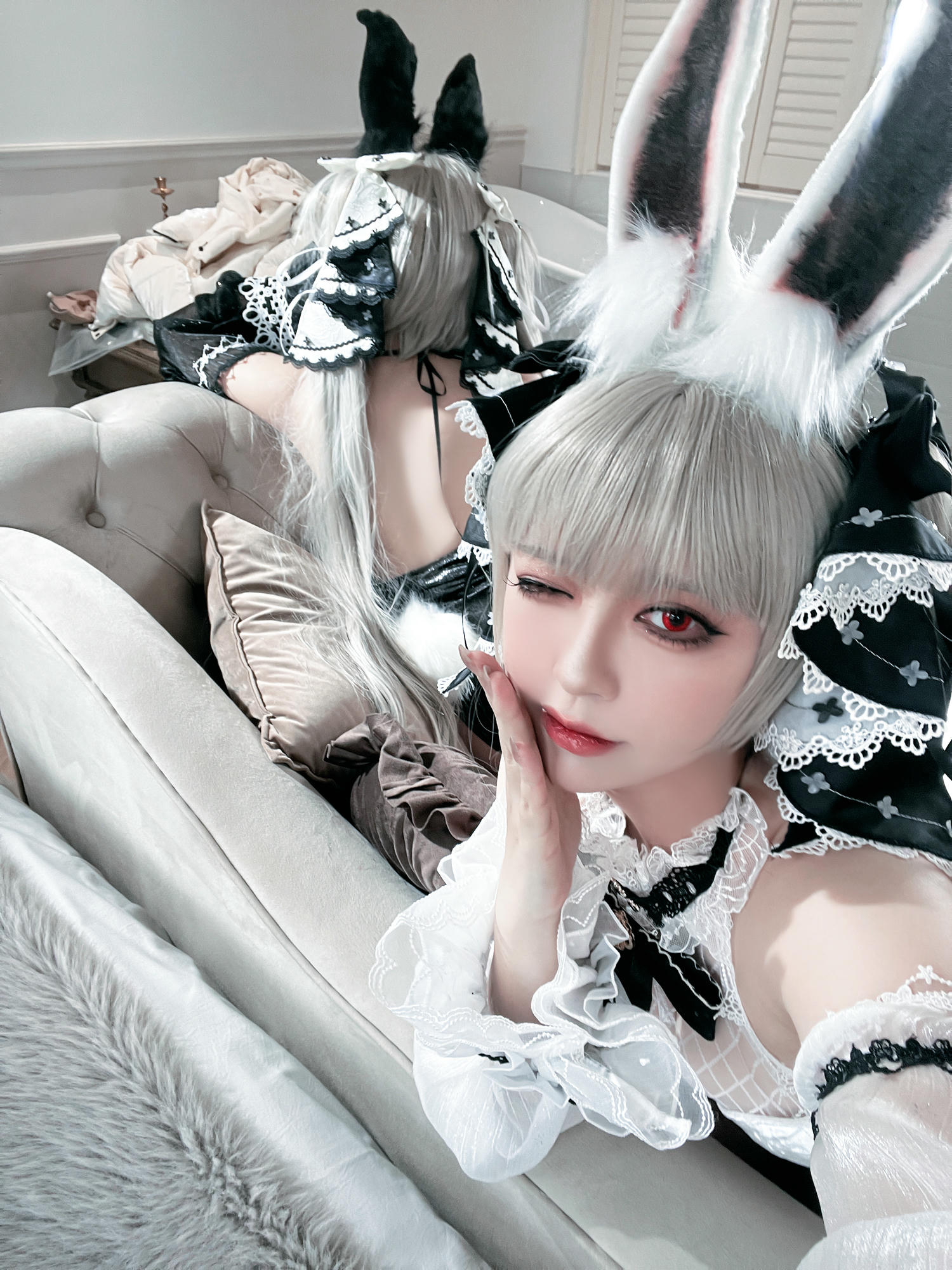 面饼仙儿 NO.145 &半半子 碧蓝航线 可畏兔兔 [57P6V 471M]_第3集