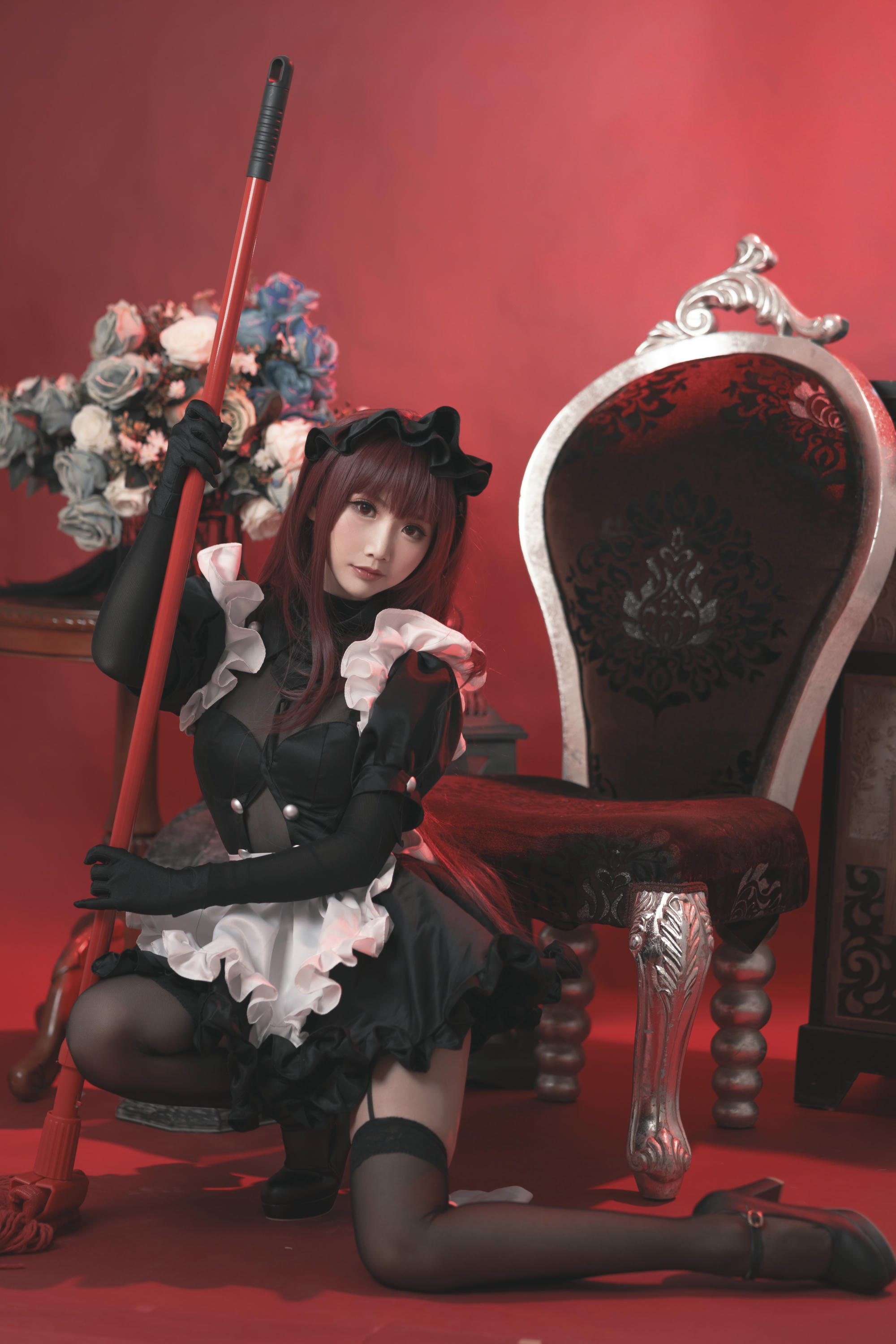 Coser面饼仙儿 NO.056 斯卡哈女仆 [20P-181MB]_第1集