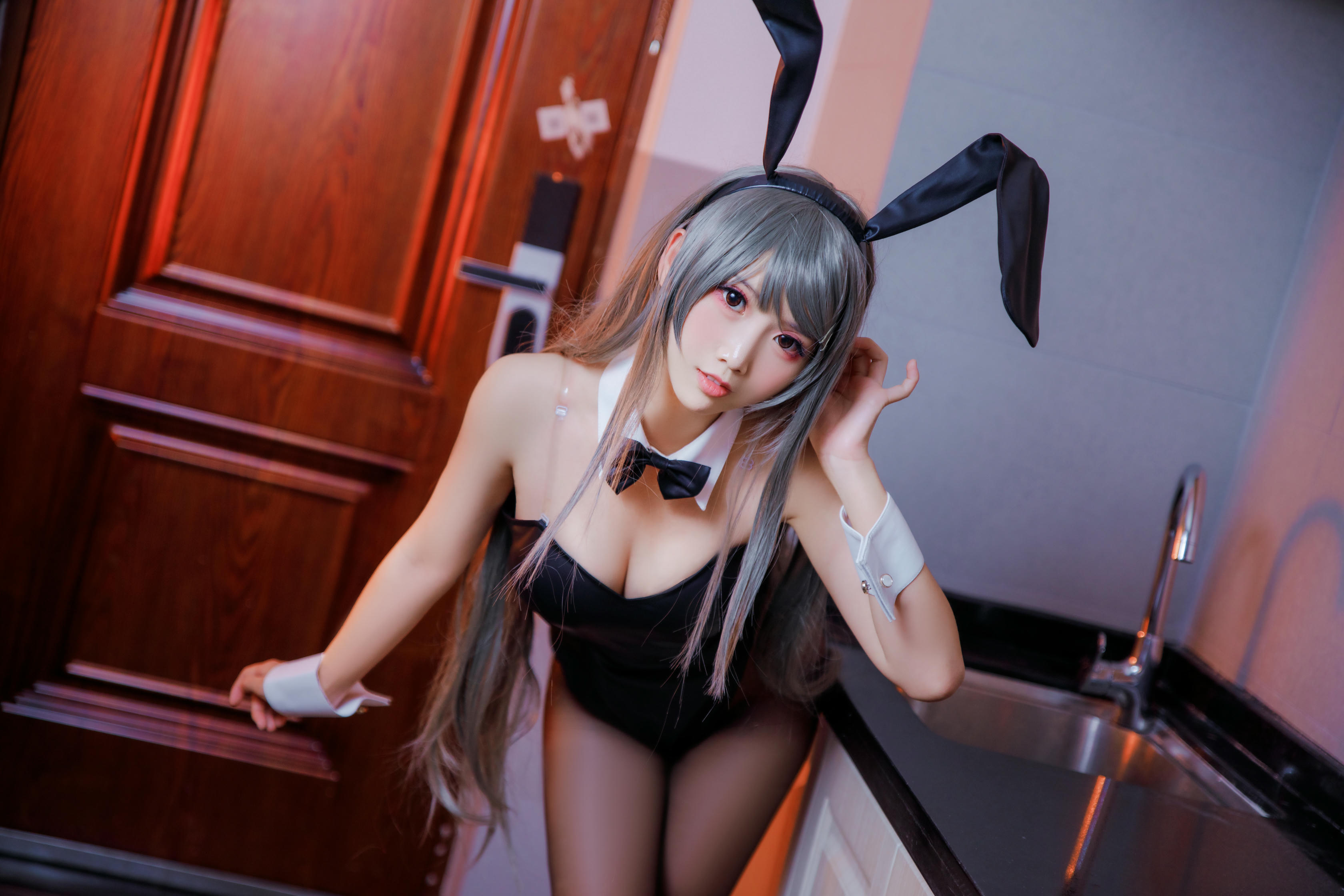 Coser面饼仙儿 NO.064 樱岛麻衣兔女郎 [16P-231MB]_第1集