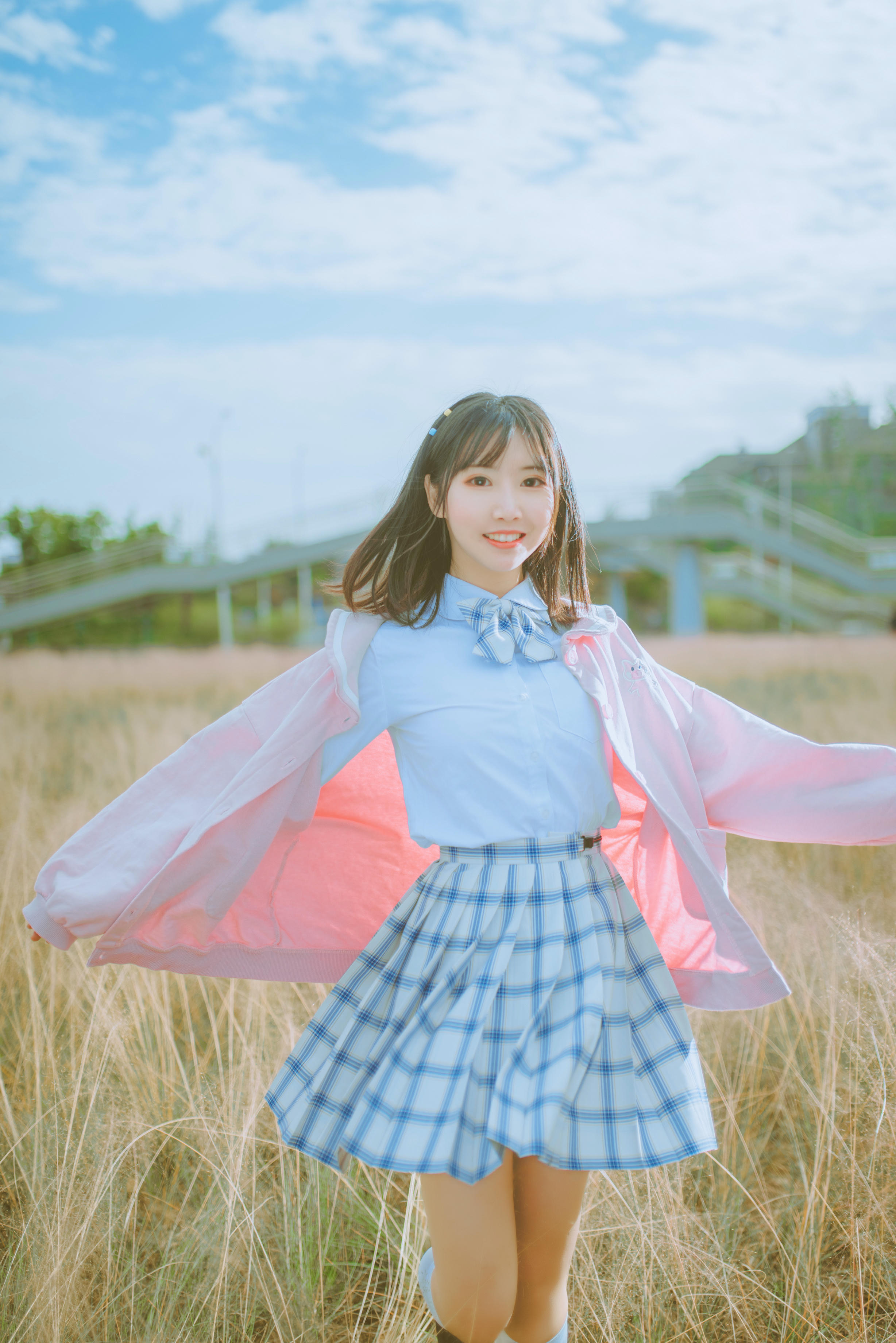 Coser面饼仙儿 NO.068 粉黛草JK [19P-385MB]_第1集