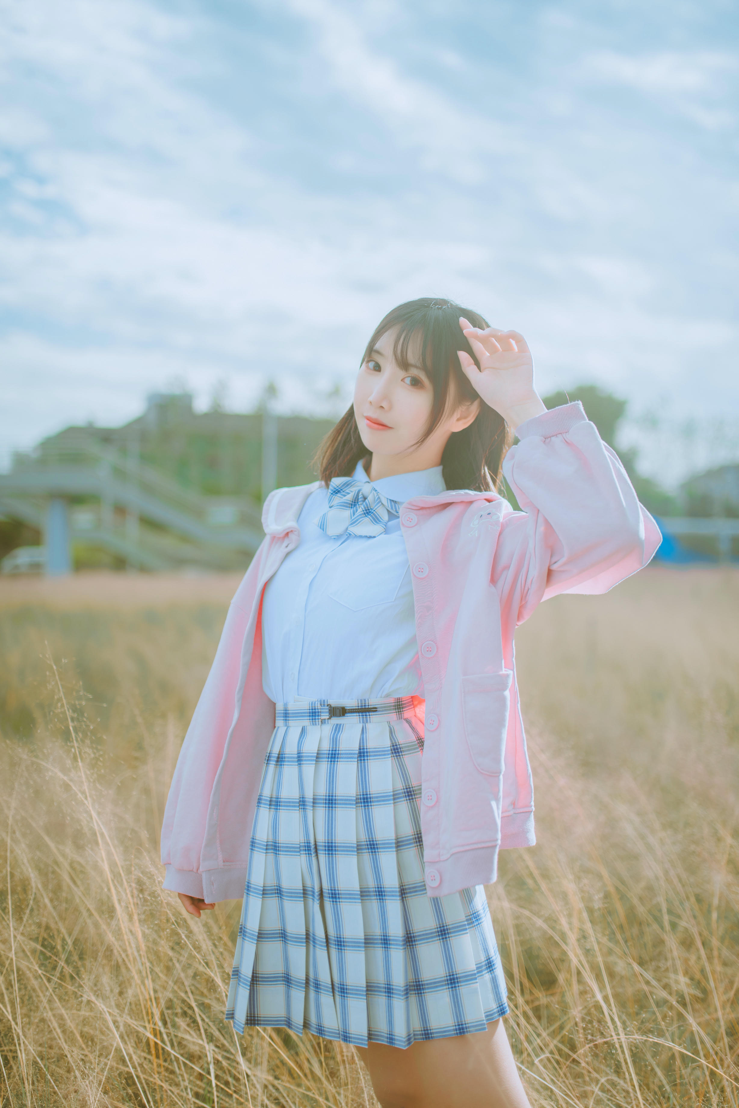 Coser面饼仙儿 NO.068 粉黛草JK [19P-385MB]_第1集