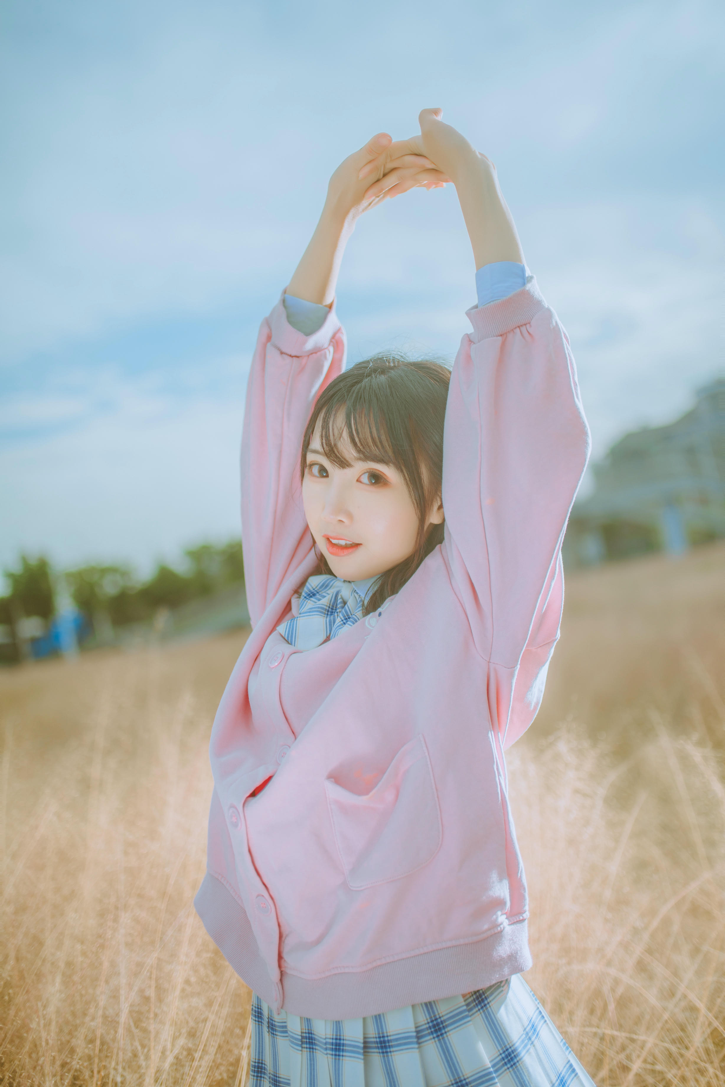 Coser面饼仙儿 NO.068 粉黛草JK [19P-385MB]_第1集