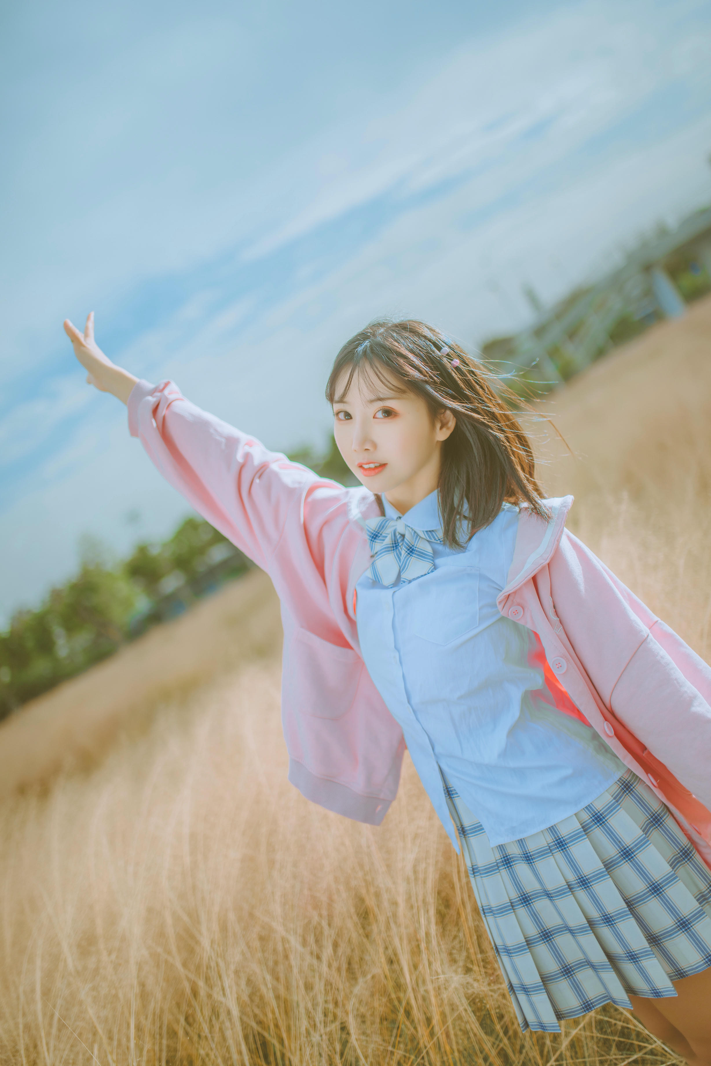 Coser面饼仙儿 NO.068 粉黛草JK [19P-385MB]_第1集