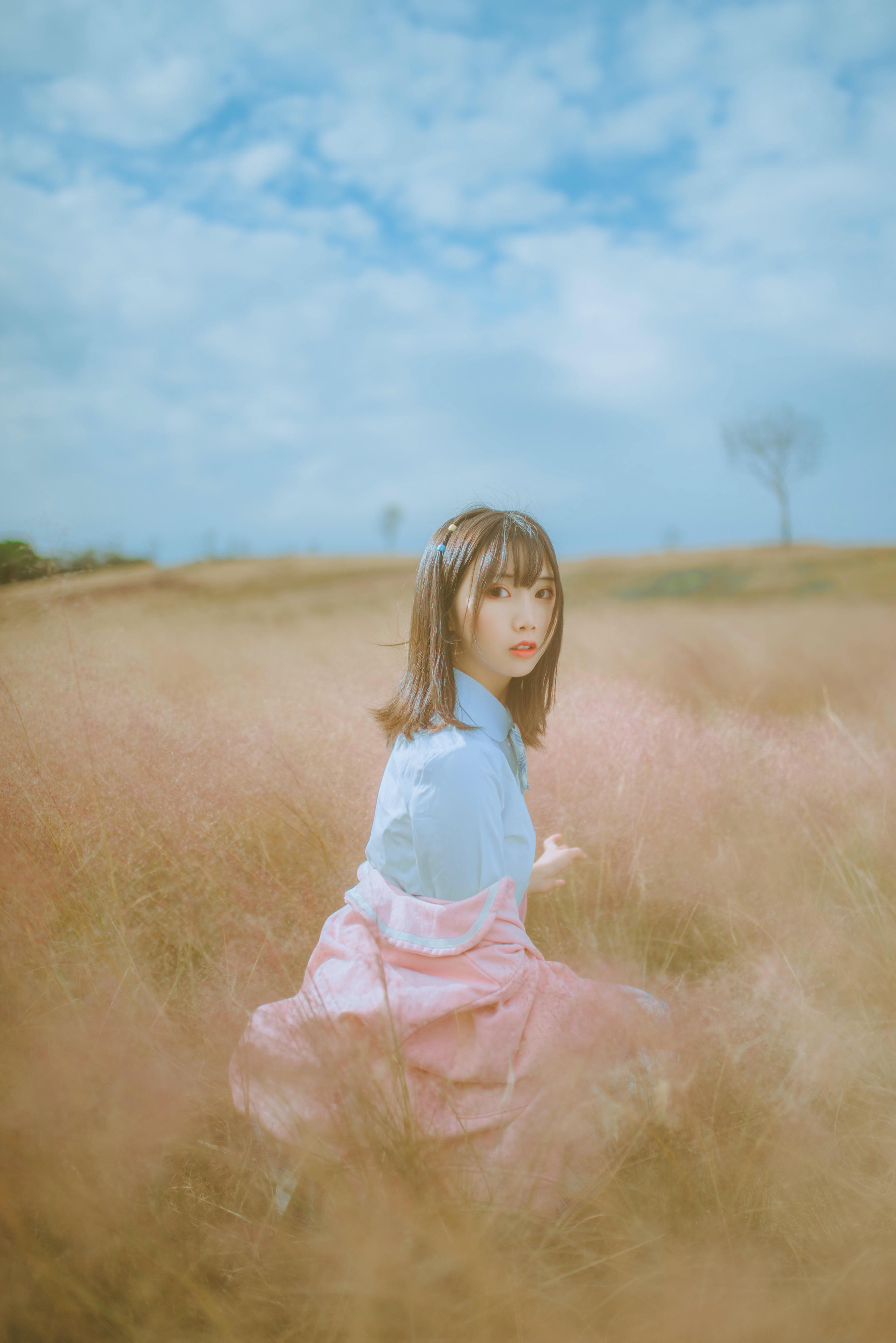 Coser面饼仙儿 NO.068 粉黛草JK [19P-385MB]_第1集