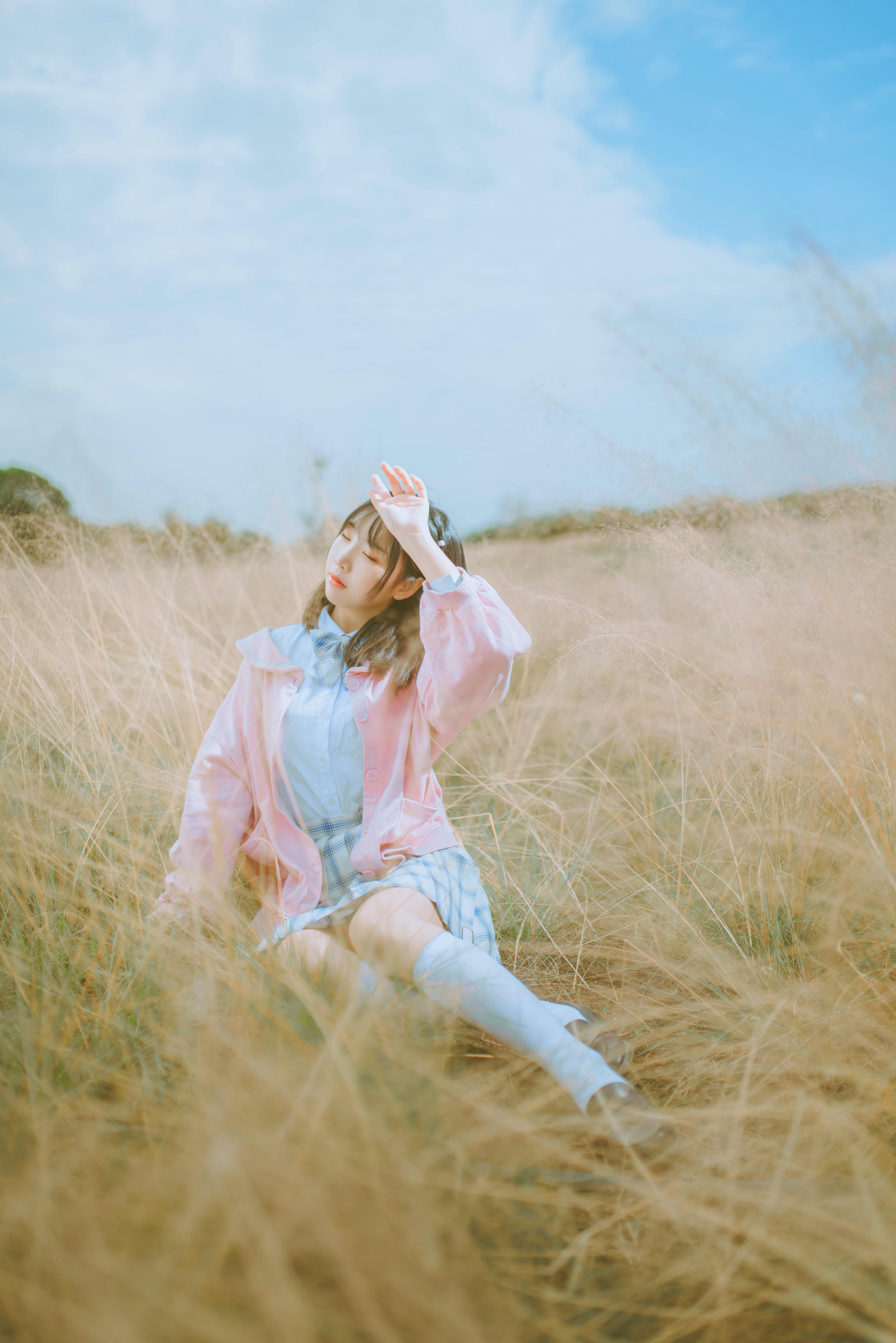 Coser面饼仙儿 NO.068 粉黛草JK [19P-385MB]_第1集