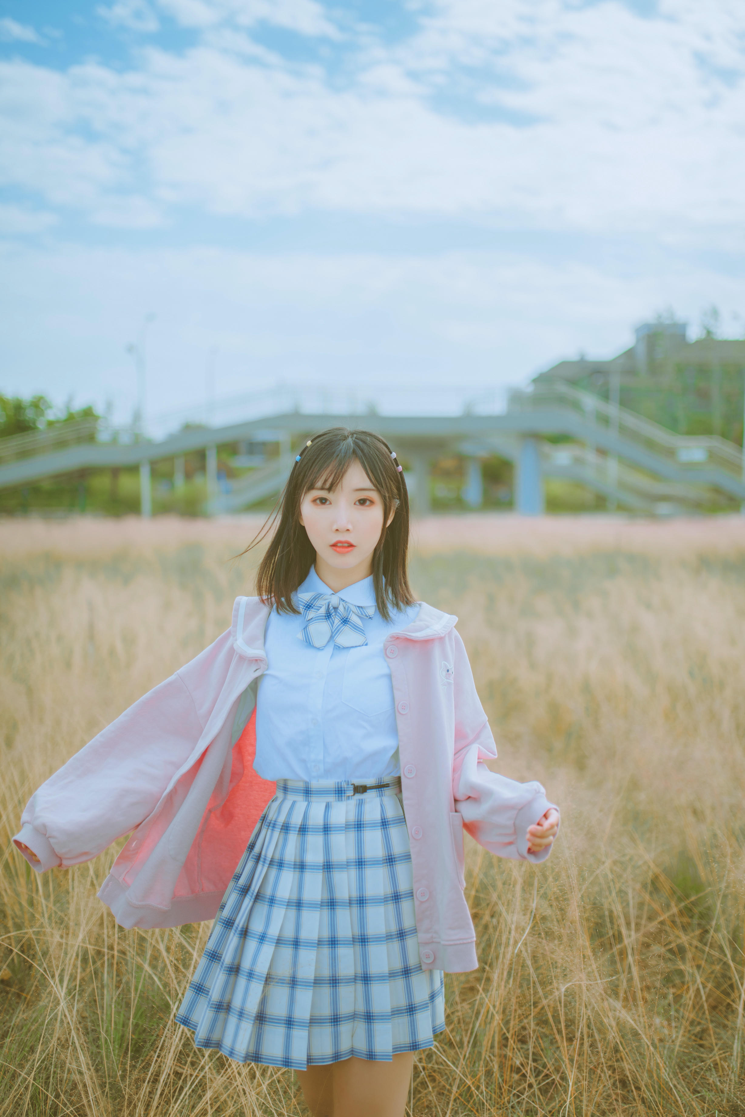 Coser面饼仙儿 NO.068 粉黛草JK [19P-385MB]_第1集