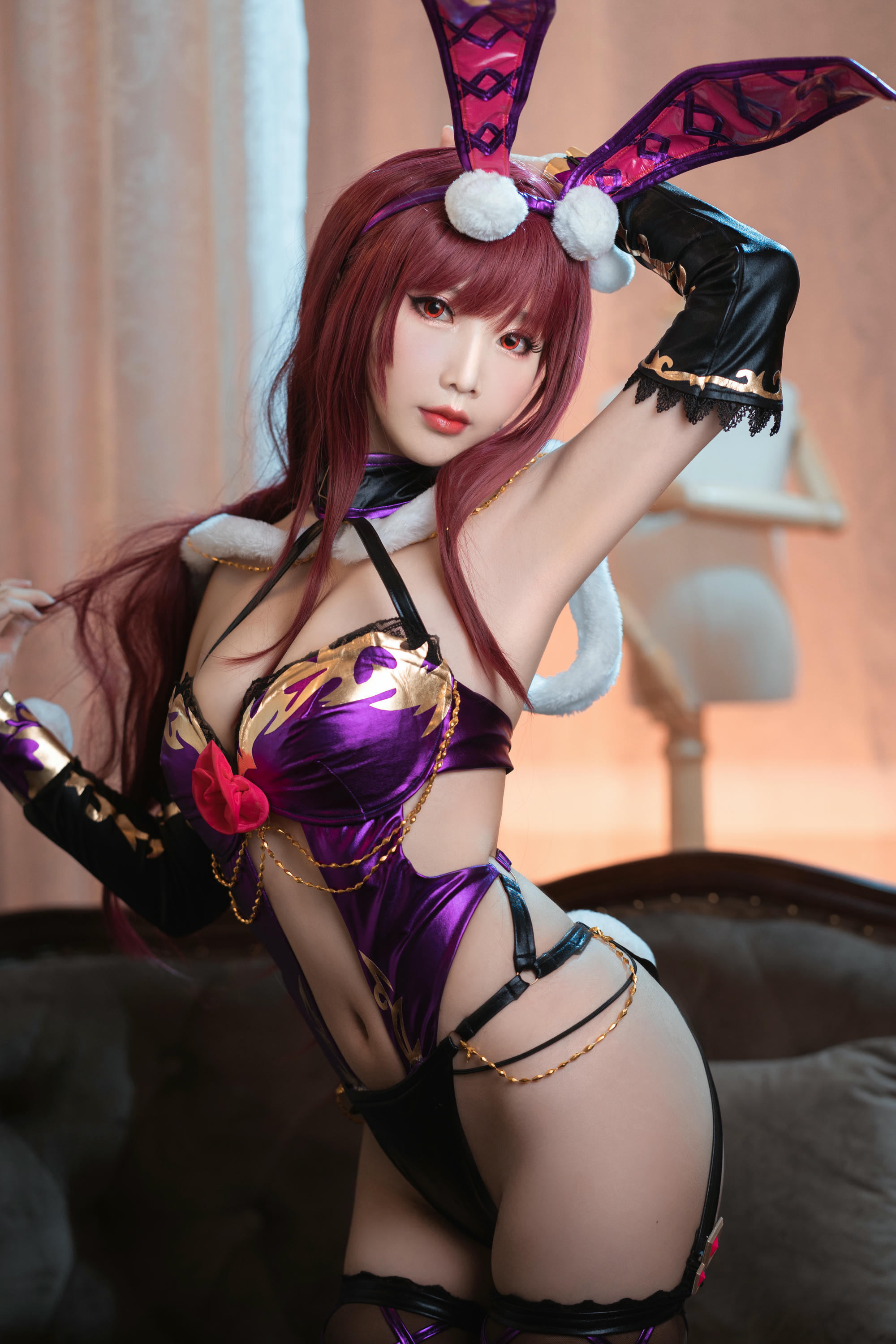 Coser面饼仙儿 NO.093 斯卡哈兔女郎 [26P-313MB]_第1集