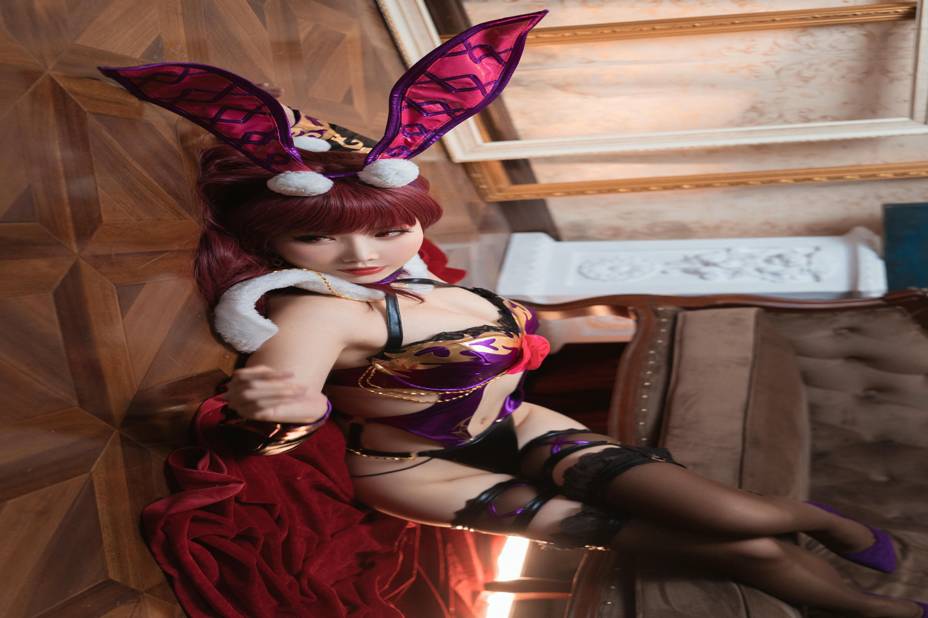 Coser面饼仙儿 NO.093 斯卡哈兔女郎 [26P-313MB]_第1集