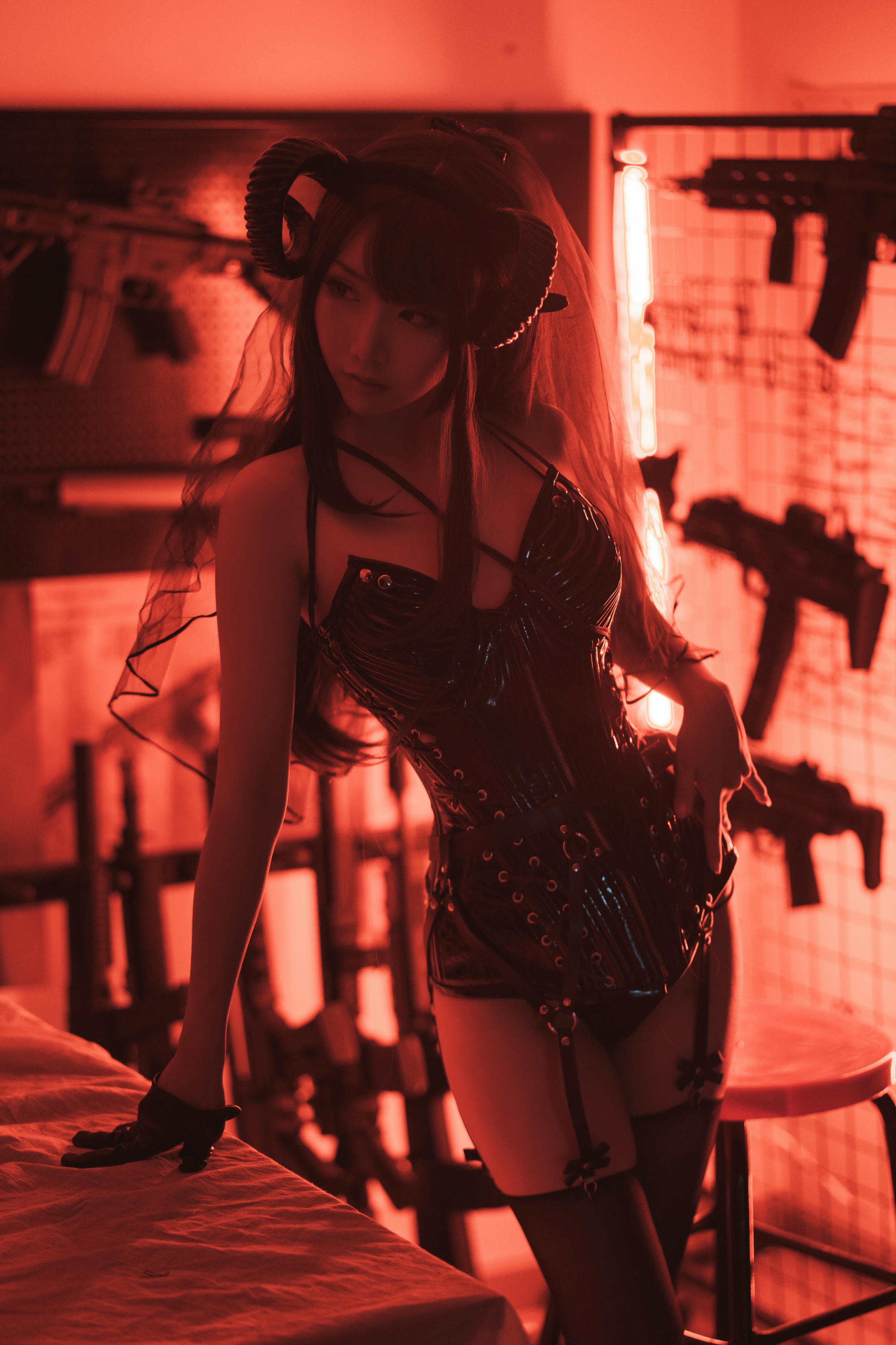 Coser面饼仙儿 NO.097 束腰魅魔 [28P-406MB]_第1集