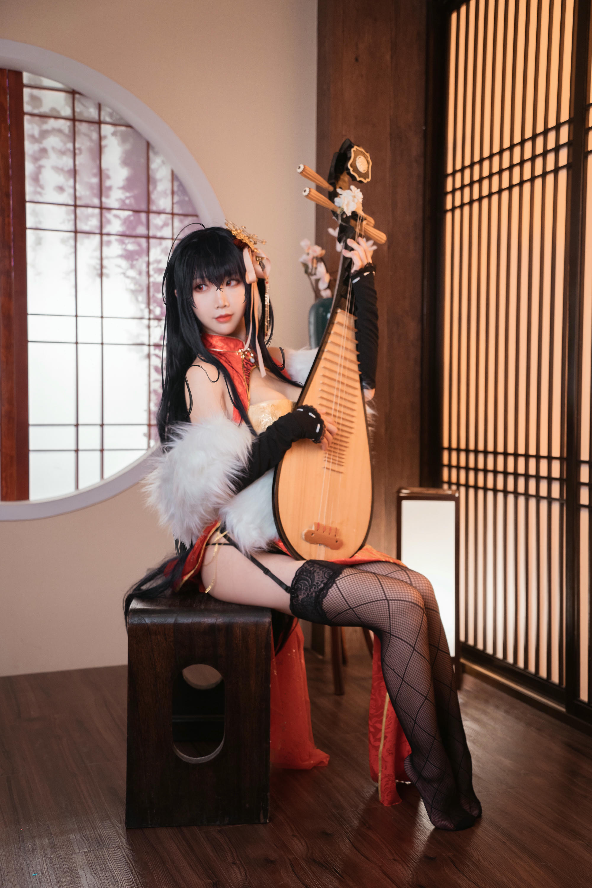 Coser面饼仙儿 NO.098 大凤旗袍 [30P-383MB]_第1集