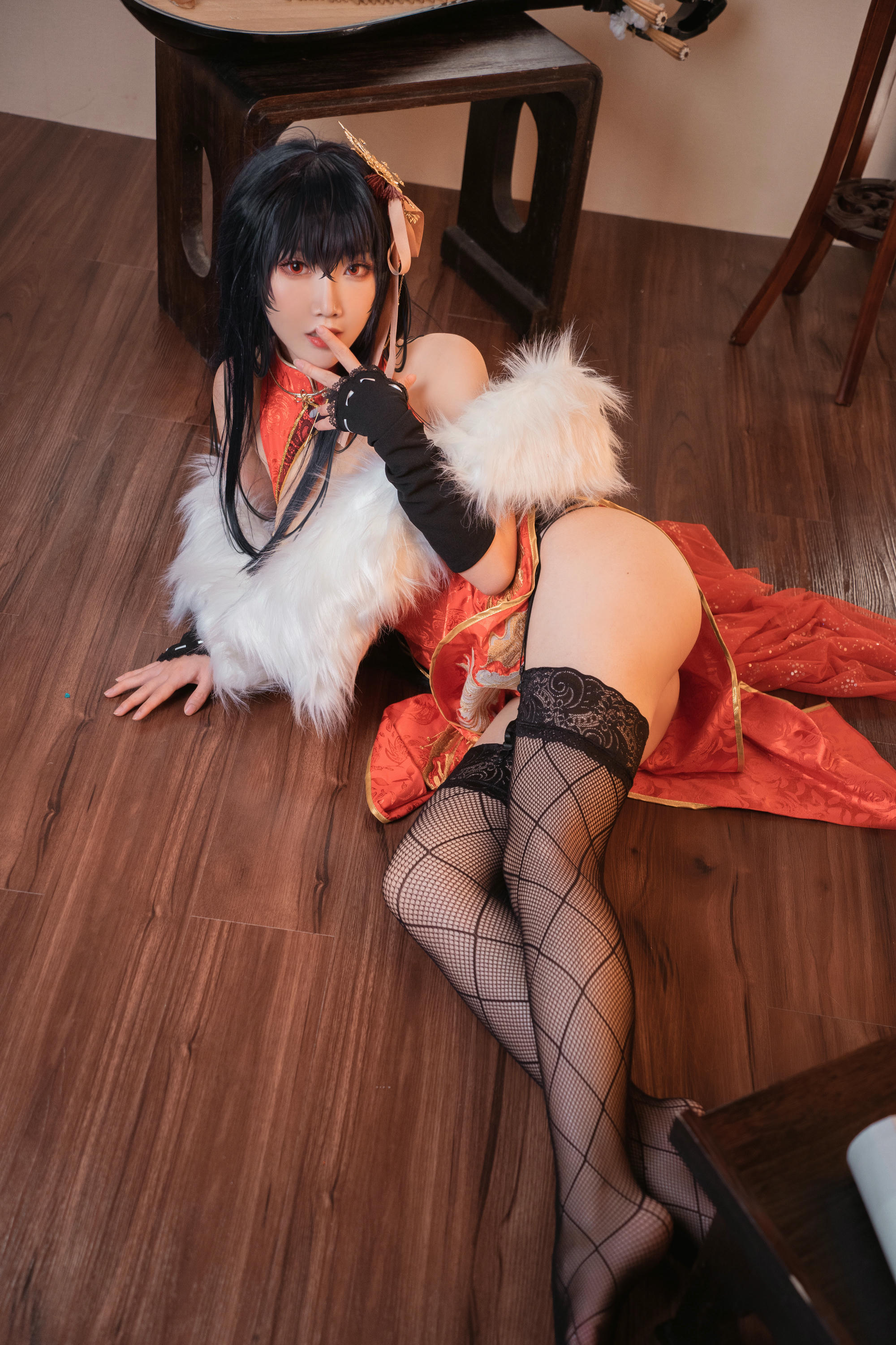 Coser面饼仙儿 NO.098 大凤旗袍 [30P-383MB]_第2集