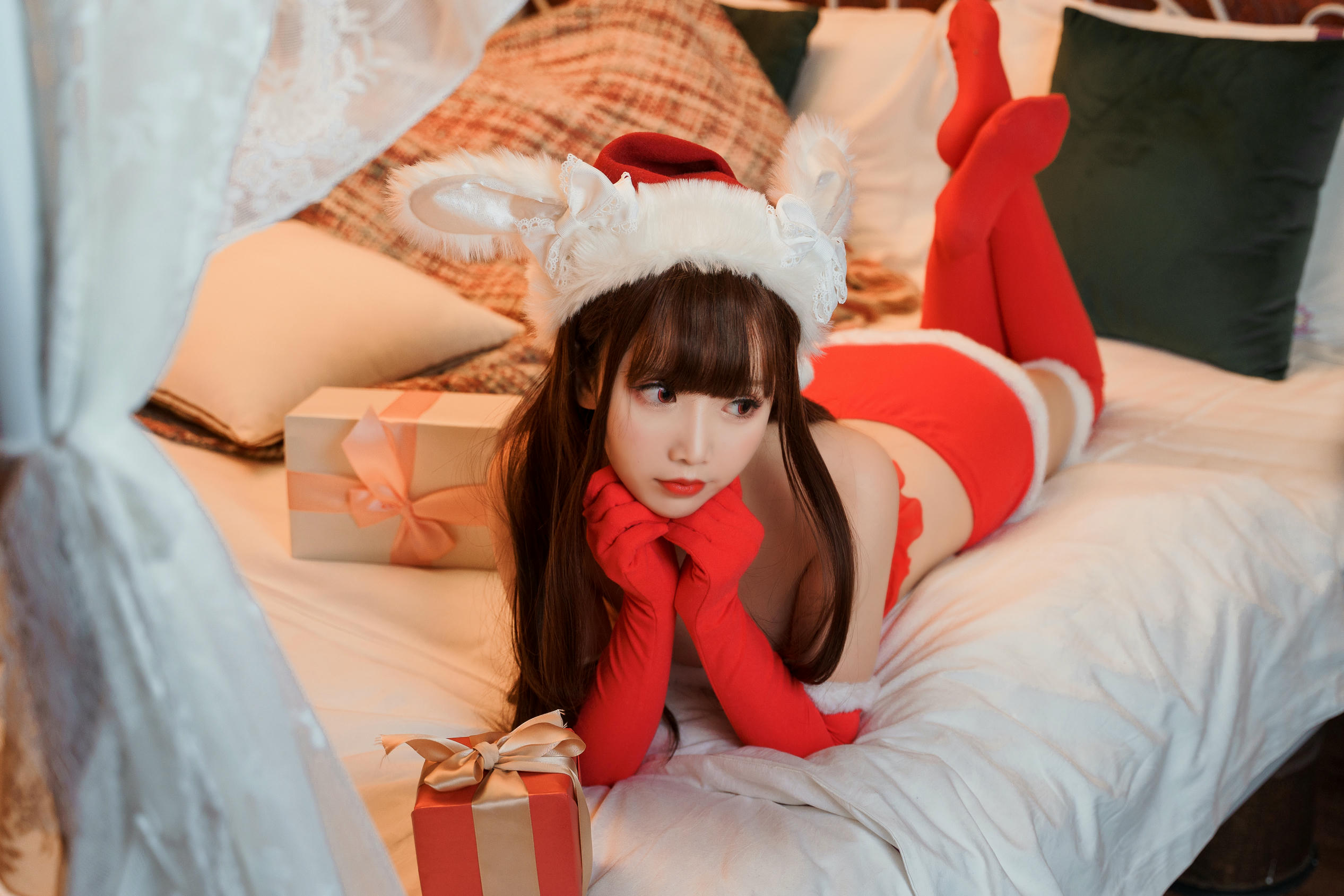 Coser面饼仙儿 NO.101 圣诞短裙 [40P-670MB]_第2集