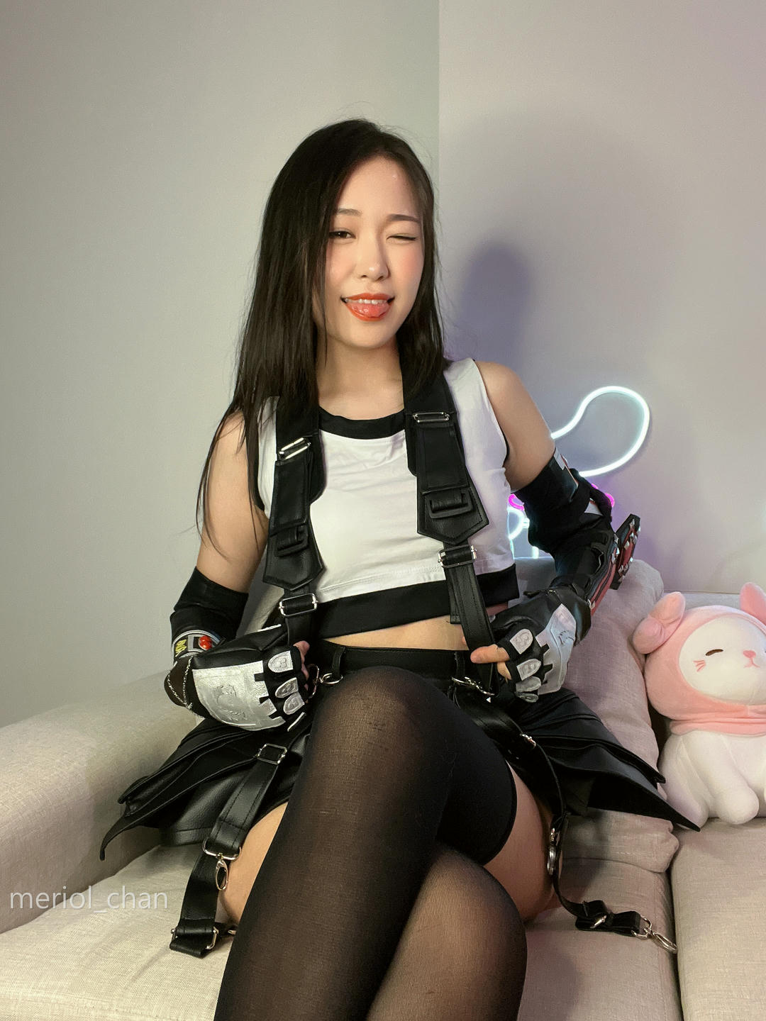 新加波网红美女-Meriol Chan NO.012 Tifa Cosplay NOrmal [79P+6V-860MB]-Tifa Cosplay Normal Ver_第1集