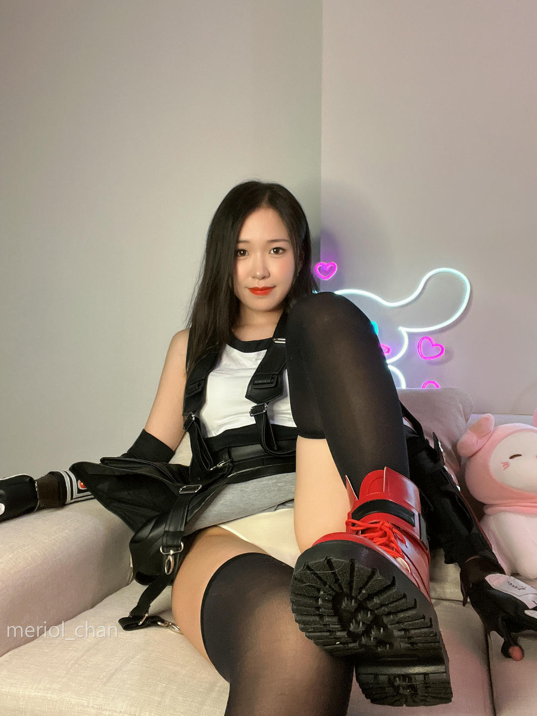 新加波网红美女-Meriol Chan NO.012 Tifa Cosplay NOrmal [79P+6V-860MB]-Tifa Cosplay Normal Ver_第1集