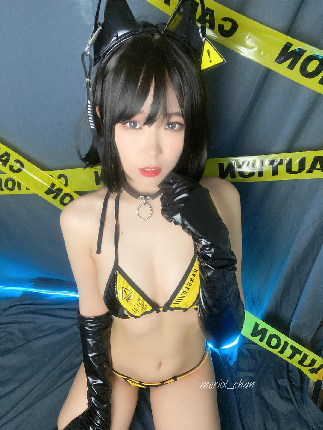 新加波网红美女-Meriol Chan NO.014 black cat[58P 220MB]_第3集