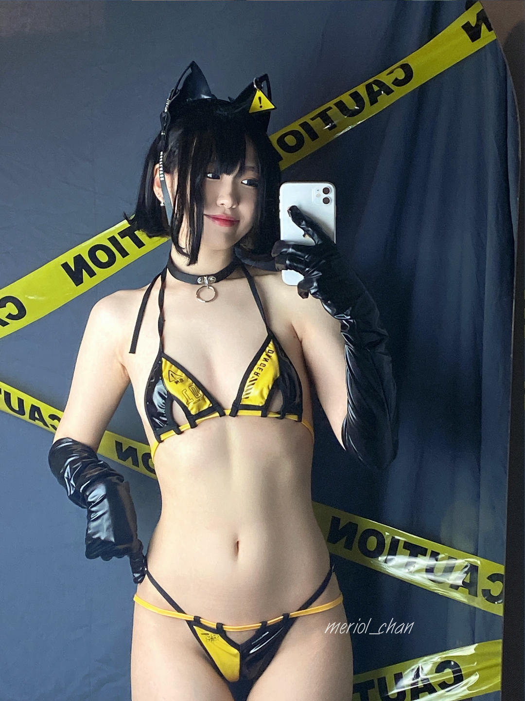 新加波网红美女-Meriol Chan NO.014 black cat[58P 220MB]_第3集