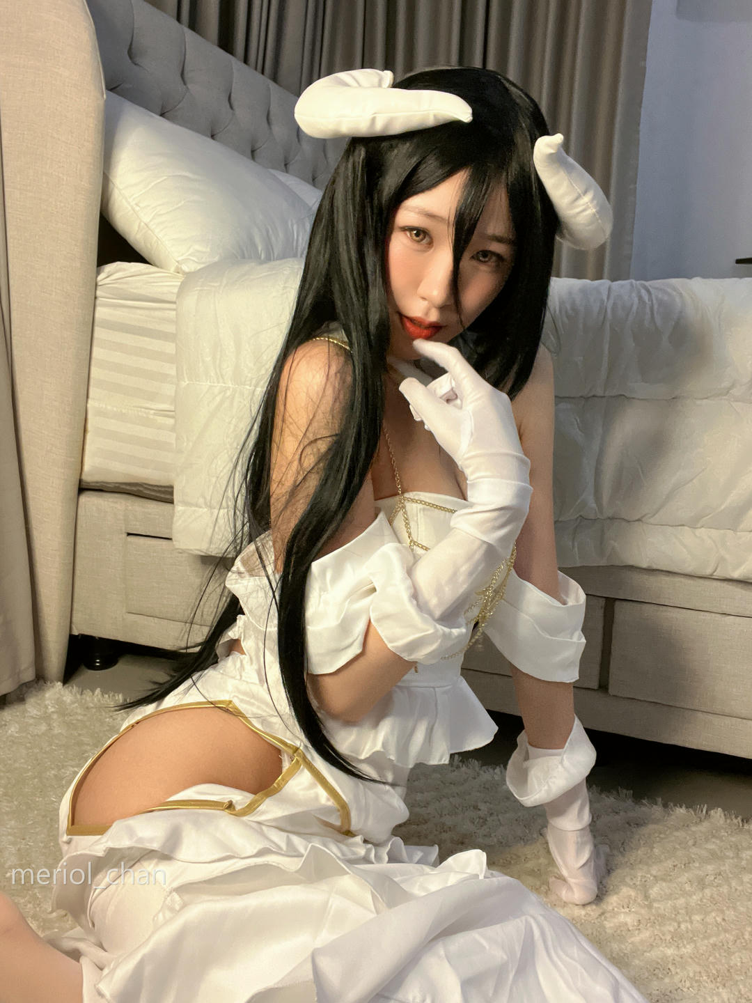 新加波网红美女-Meriol Chan NO.003 Albedo Cosplay  Overlord [74P+4V-944M ]_第1集