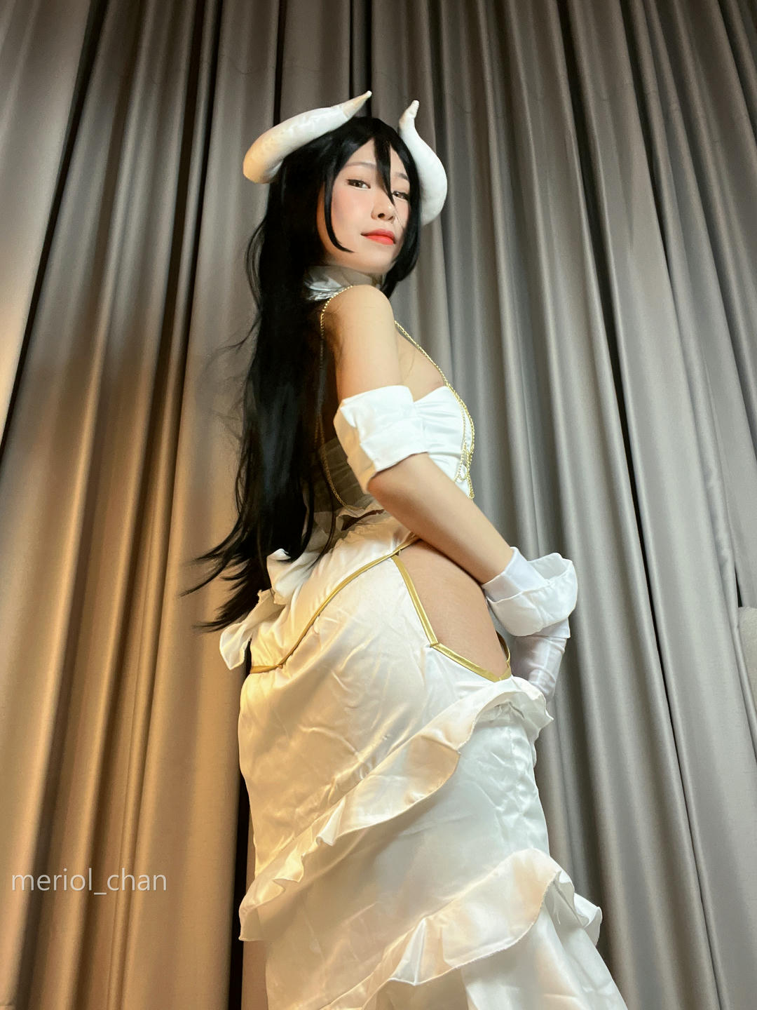 新加波网红美女-Meriol Chan NO.003 Albedo Cosplay  Overlord [74P+4V-944M ]_第1集