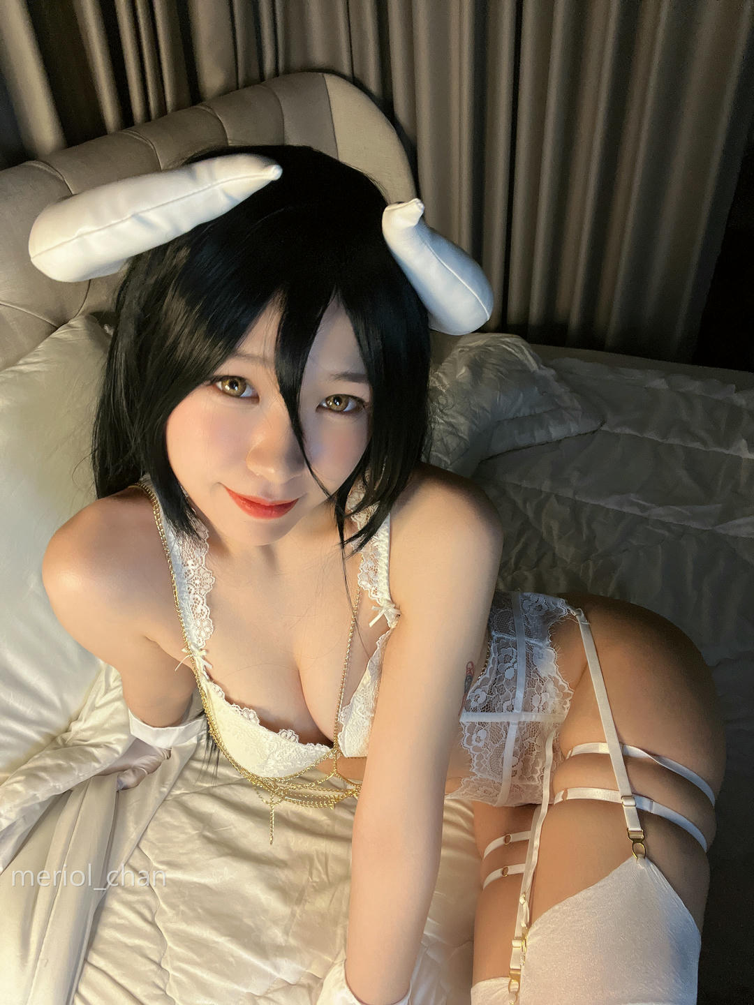 新加波网红美女-Meriol Chan NO.003 Albedo Cosplay  Overlord [74P+4V-944M ]_第3集