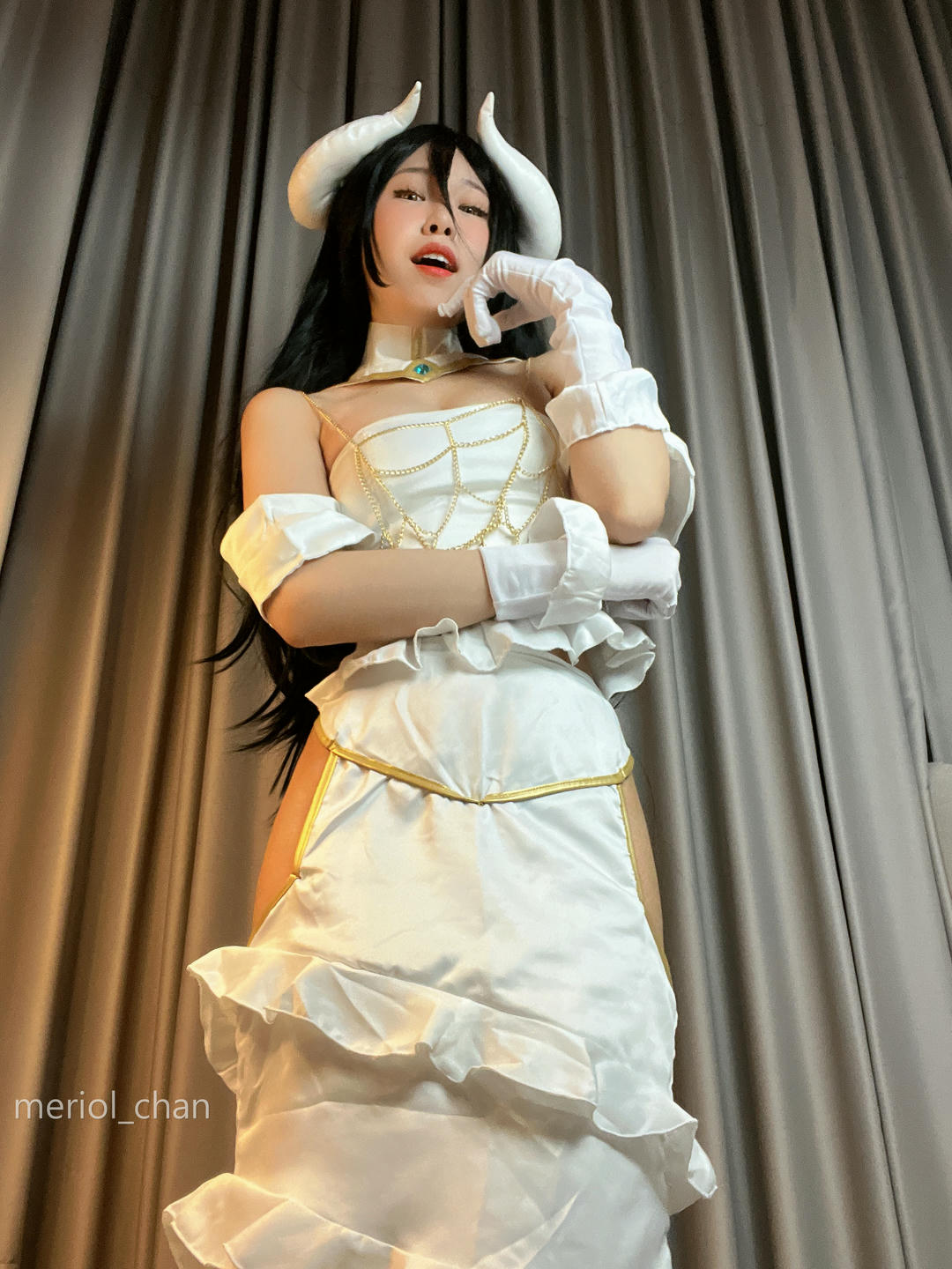 新加波网红美女-Meriol Chan NO.003 Albedo Cosplay  Overlord [74P+4V-944M ]_第1集
