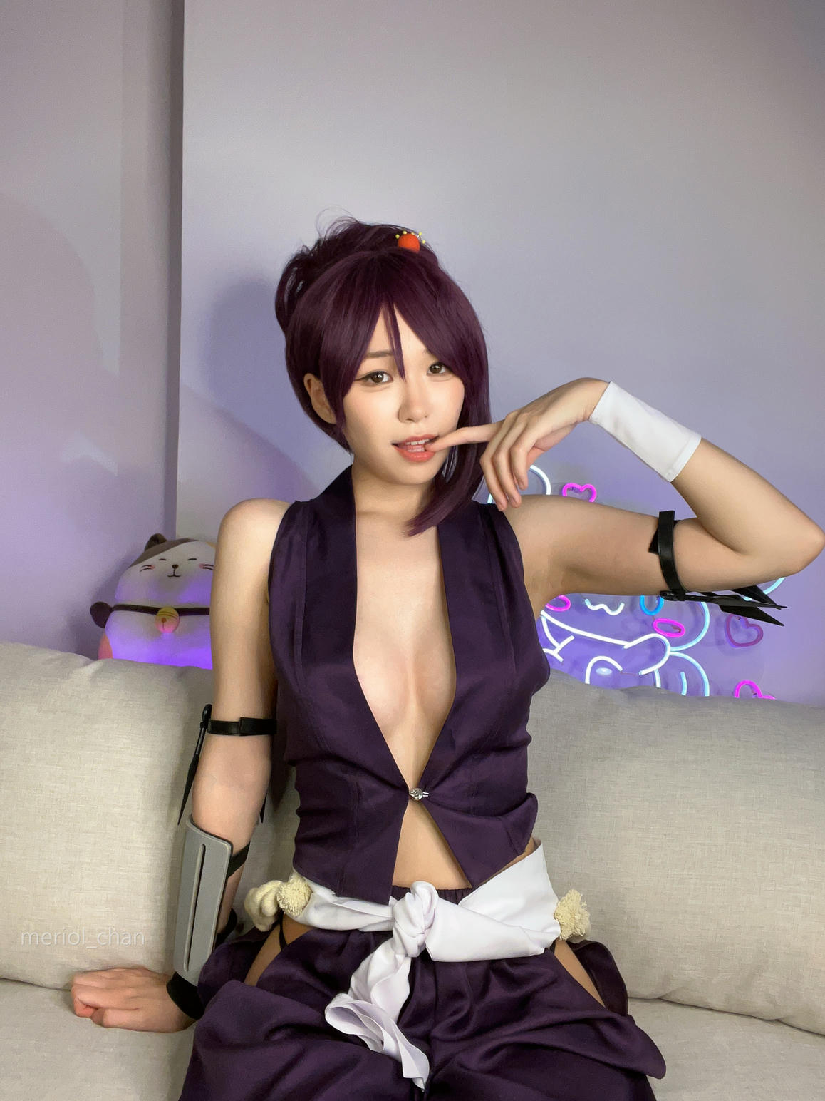 新加波网红美女-Meriol Chan NO.005 Hell’s Paradise Jigokuraku Yuzuriha [54P+3V-400MB]-Yuzuriha Normal Ver_第1集